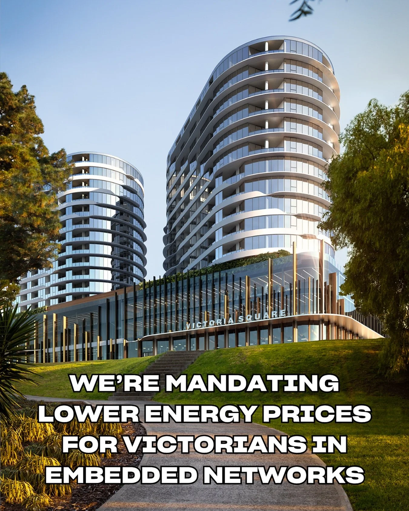 IMPORTANT NEWS FOR APARTMENT RESIDENTS!

We&rsquo;re mandating lower energy prices in embedded networks &ndash; for electricity, gas, and bundled energy services like hot water and air conditioning. 

This could save households in Footscray up to $25