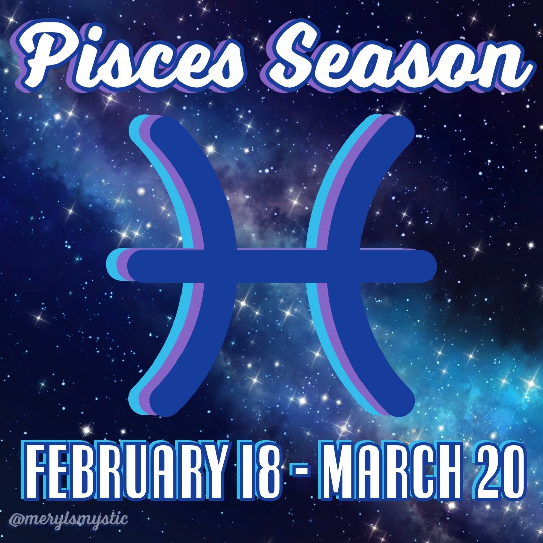 We are already halfway through Pisces season, which started February 18th, heading quickly towards the Pisces New Moon on March 18th, in the last official days of Winter.
.
And this year, I'm really feeling ALL the water metaphors!
.
Life can feel li