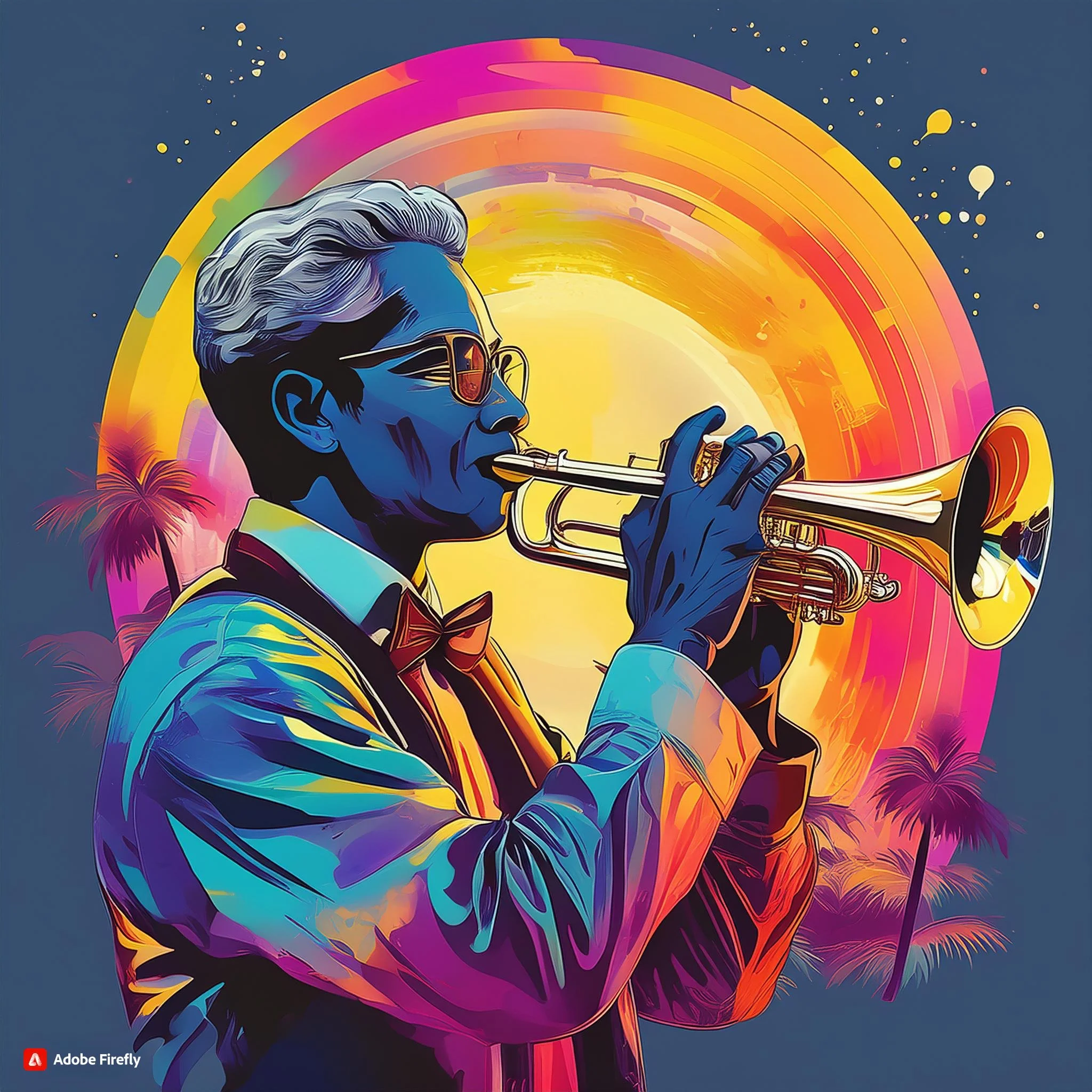 Image of man playing trumpet