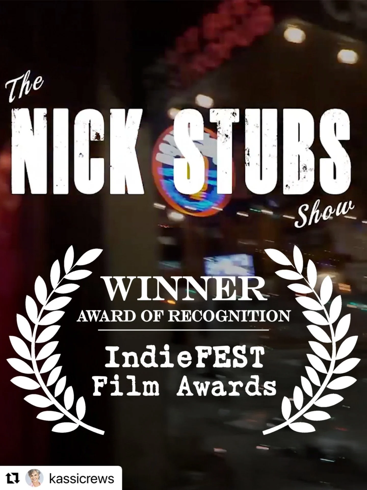 #Repost @kassicrews with @use.repost
・・・
If you are a music lover watch https://www.youtube.com/playlist?list=PLDPRigotQO64hrodP6jZflhuKjChBllS- subscribe and share. Honored to announce THE NICK STUBS SHOW wins WEB SERIES Award of Recognition from In