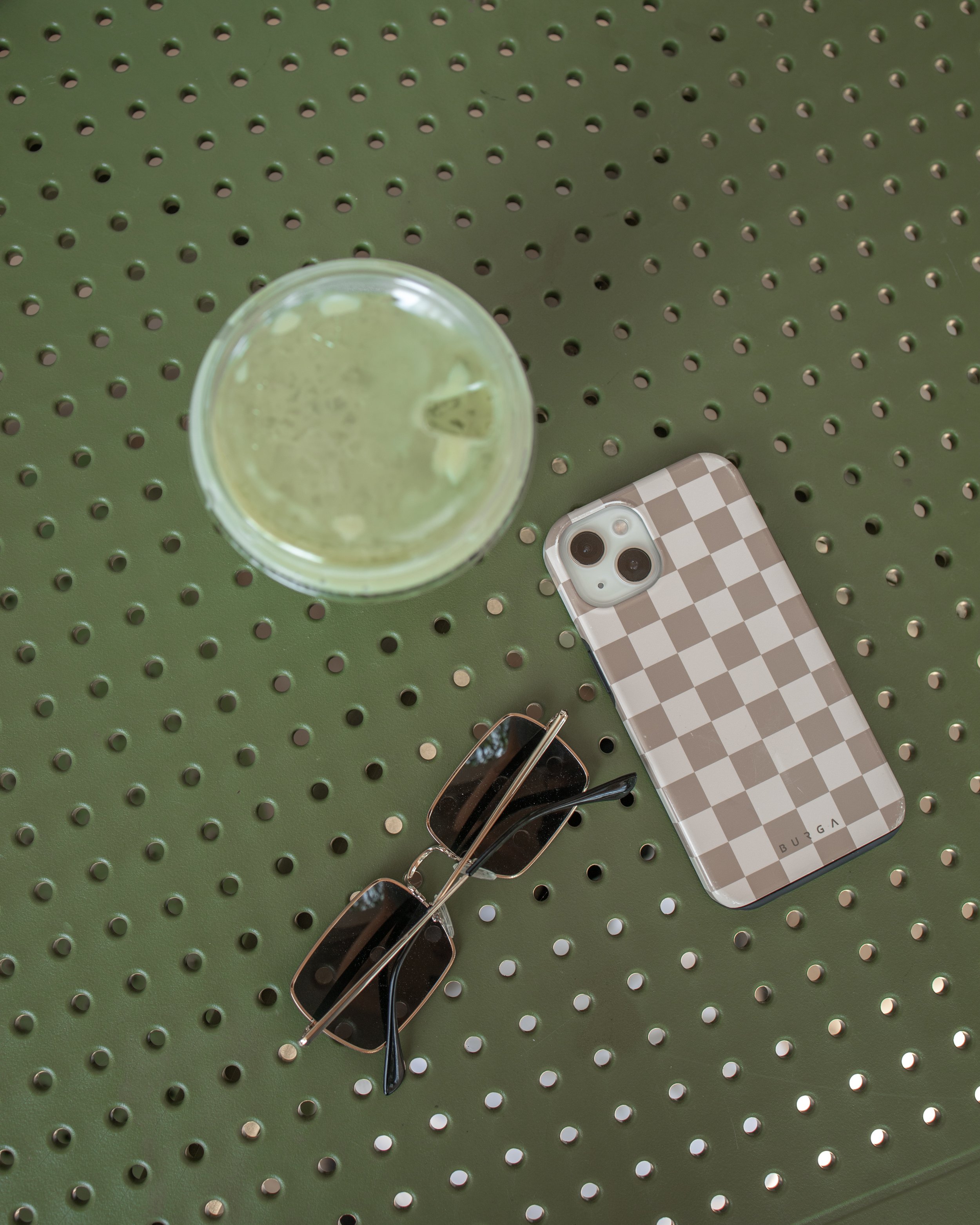 iPhone and Matcha