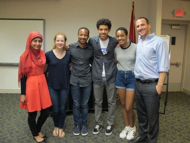 Local students present on school integration