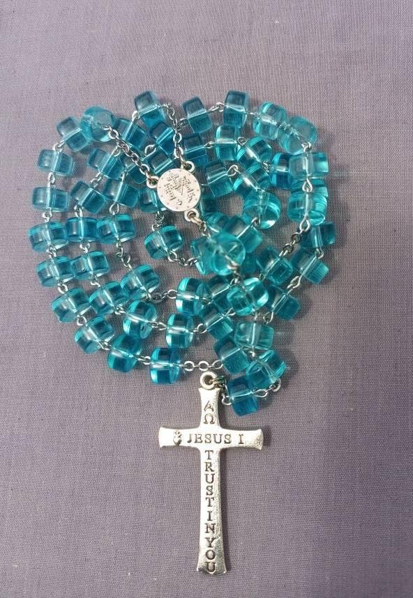 Rounded Glass Rosary