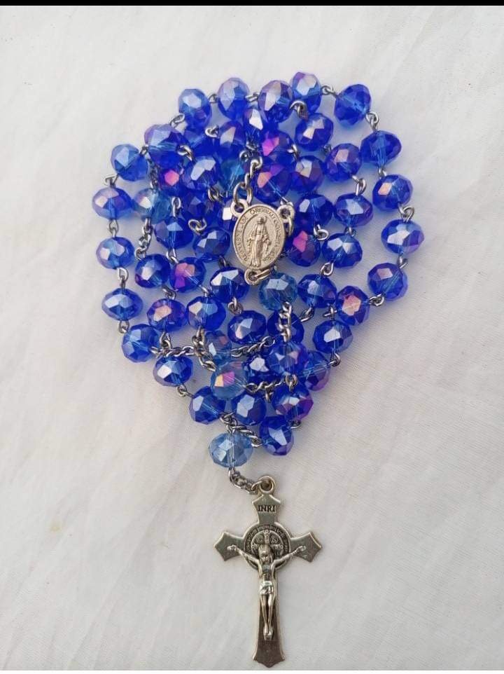 Crystal Glass Beads Rosary