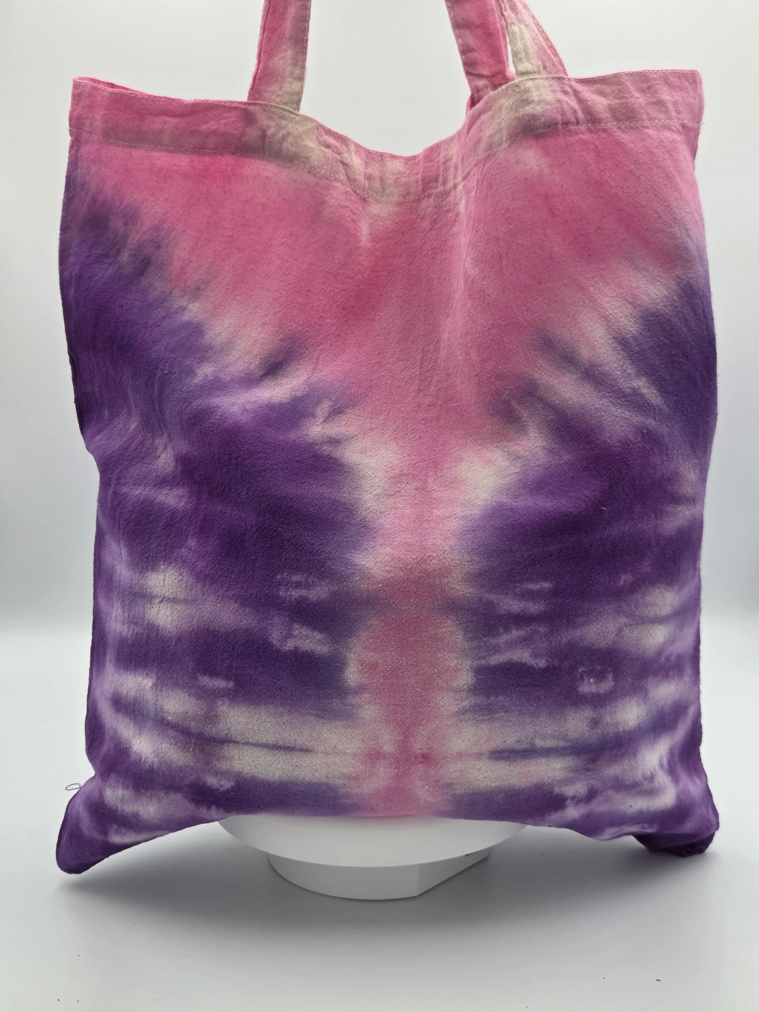 Livity Original Hand-Dyed Tote: Pink Lava (OOAK Textile Art)