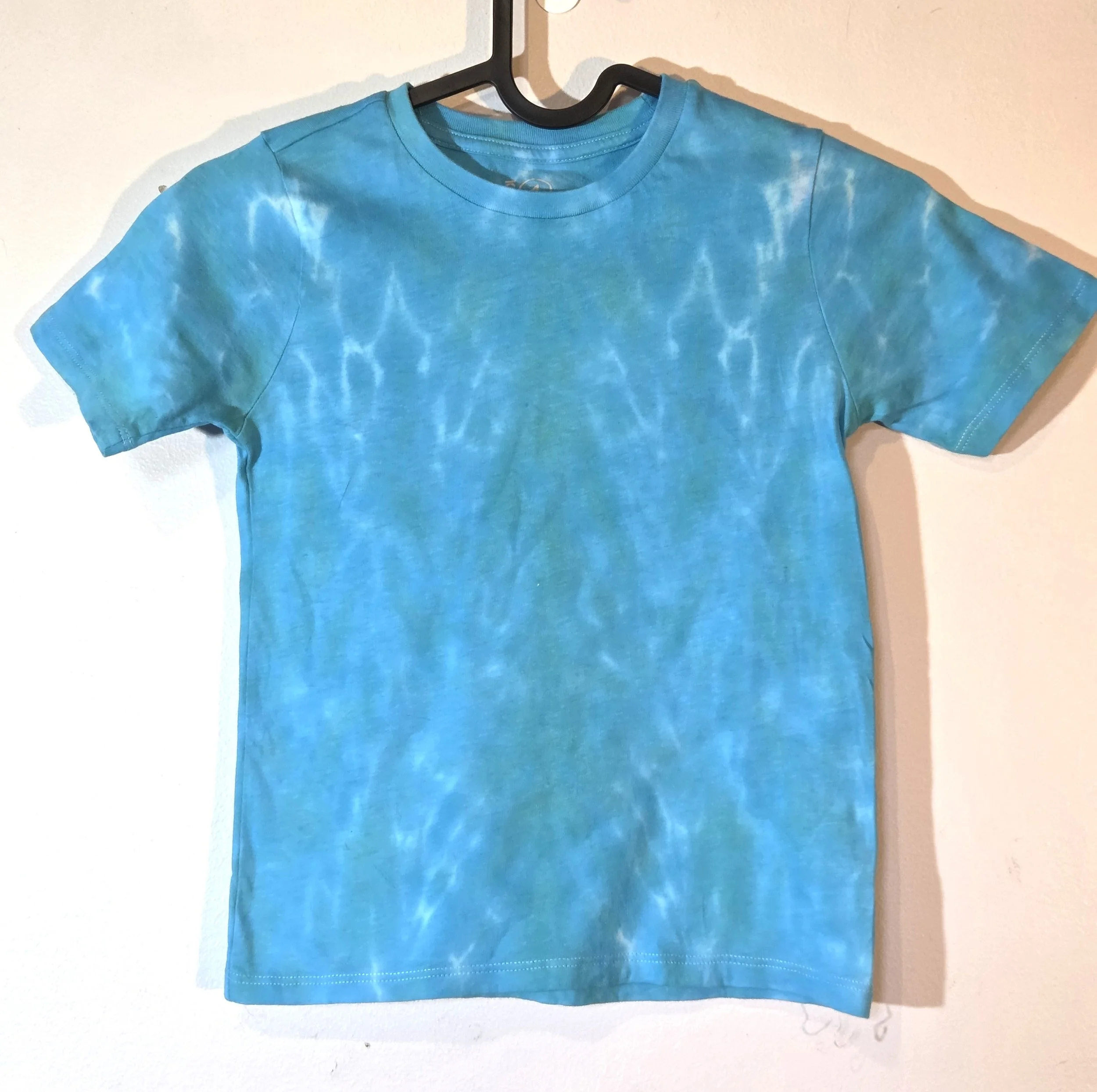 "Sky Ribbon" Livity Wearable Art (OOAK Child's T-shirt size 4)