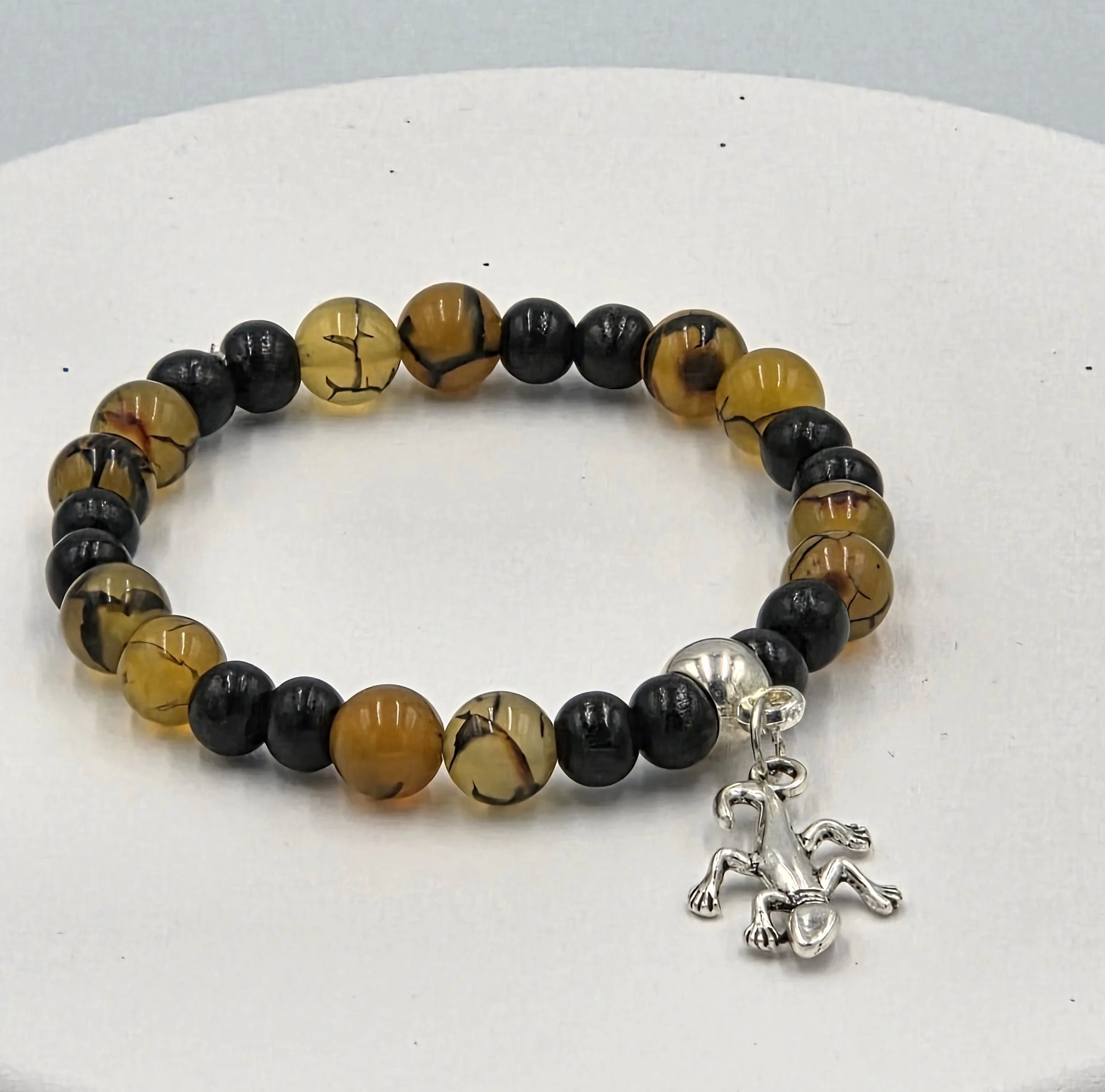 "Sunlit Scales" Livity Original Bracelet: OOAK Artisan Piece