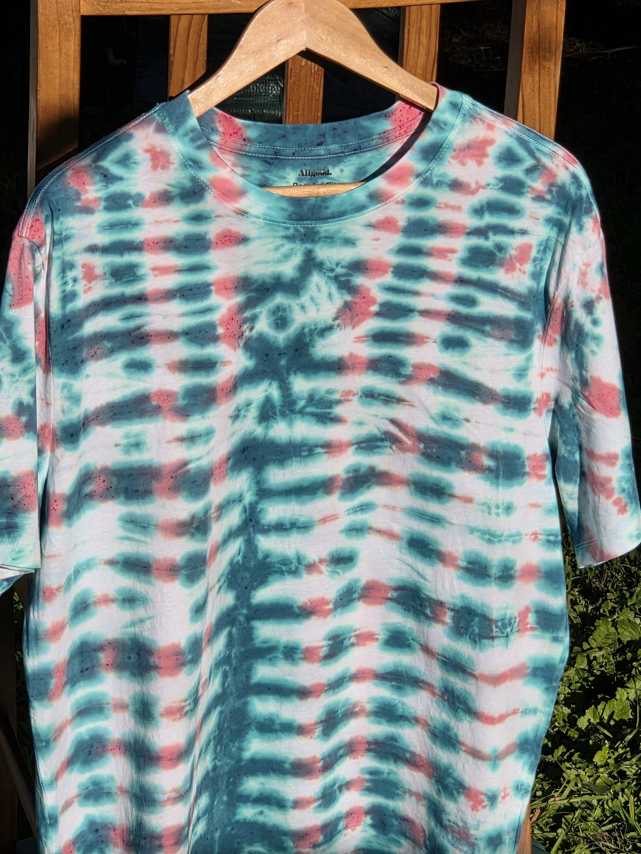 "Aegean Eye" Livity Wearable Art (OOAK Adult T-shirt Size XL)