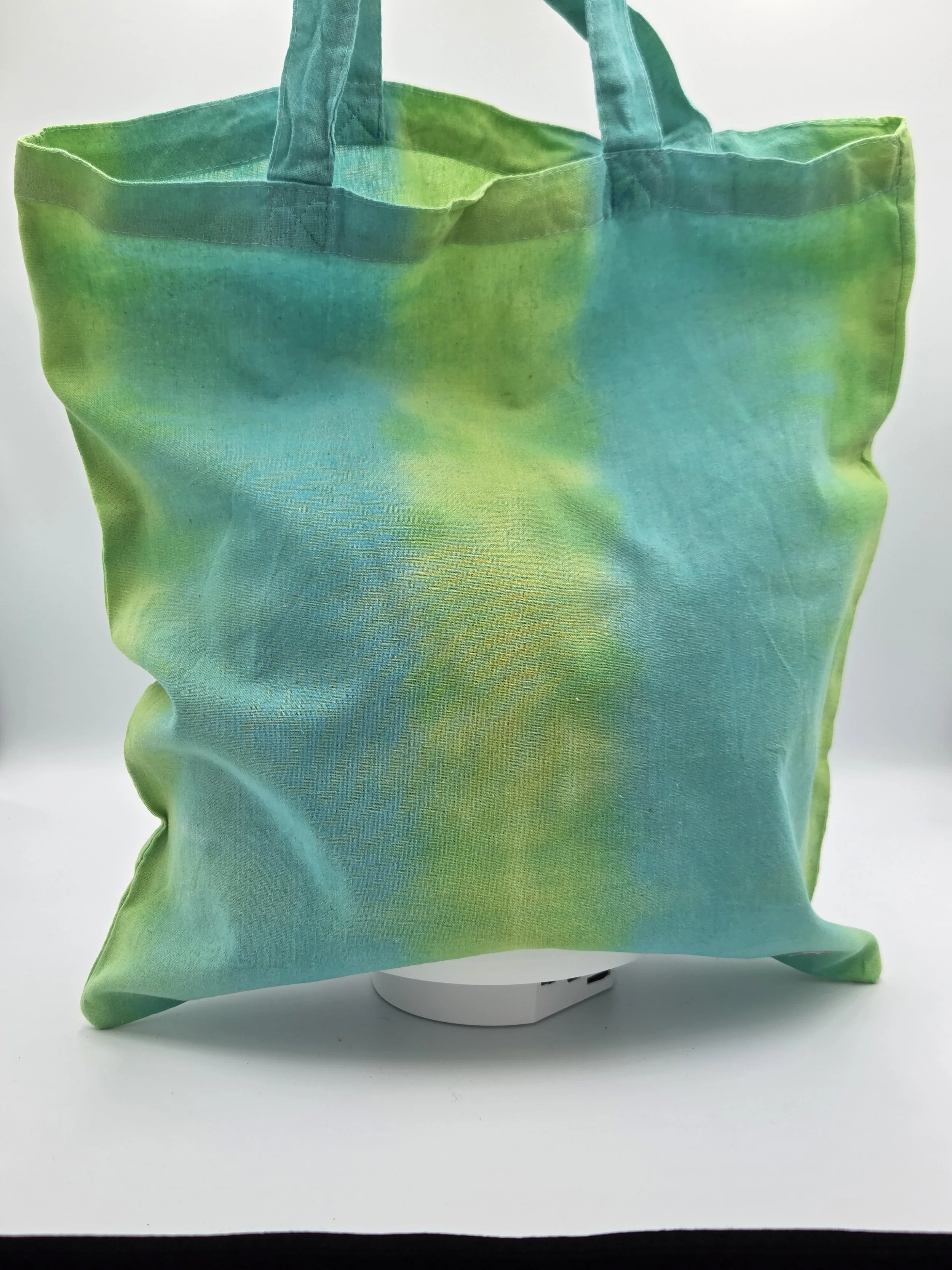 Livity Original Hand-Dyed Tote: "Meadow Calm" (OOAK Textile Art)