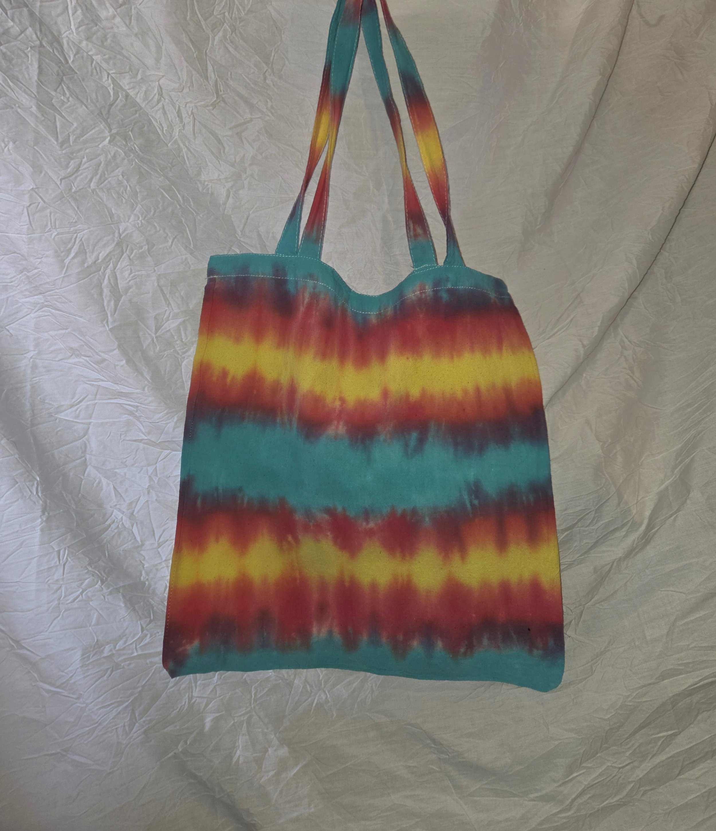 Livity Original Hand-Dyed Tote: Solar Frequency (OOAK Textile Art)