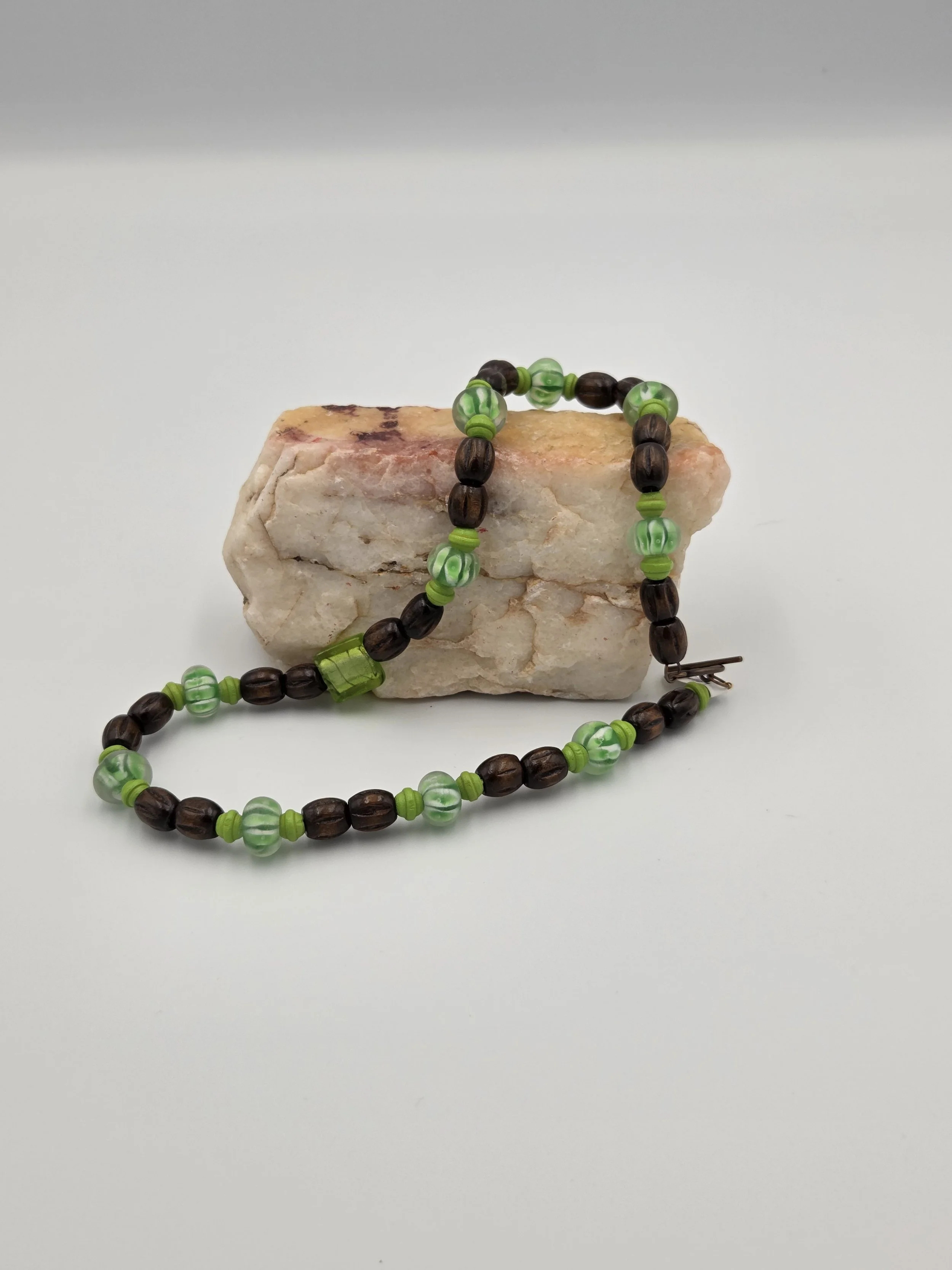 Livity Original Necklace: Limewood Grove (OOAK Artisan Piece)