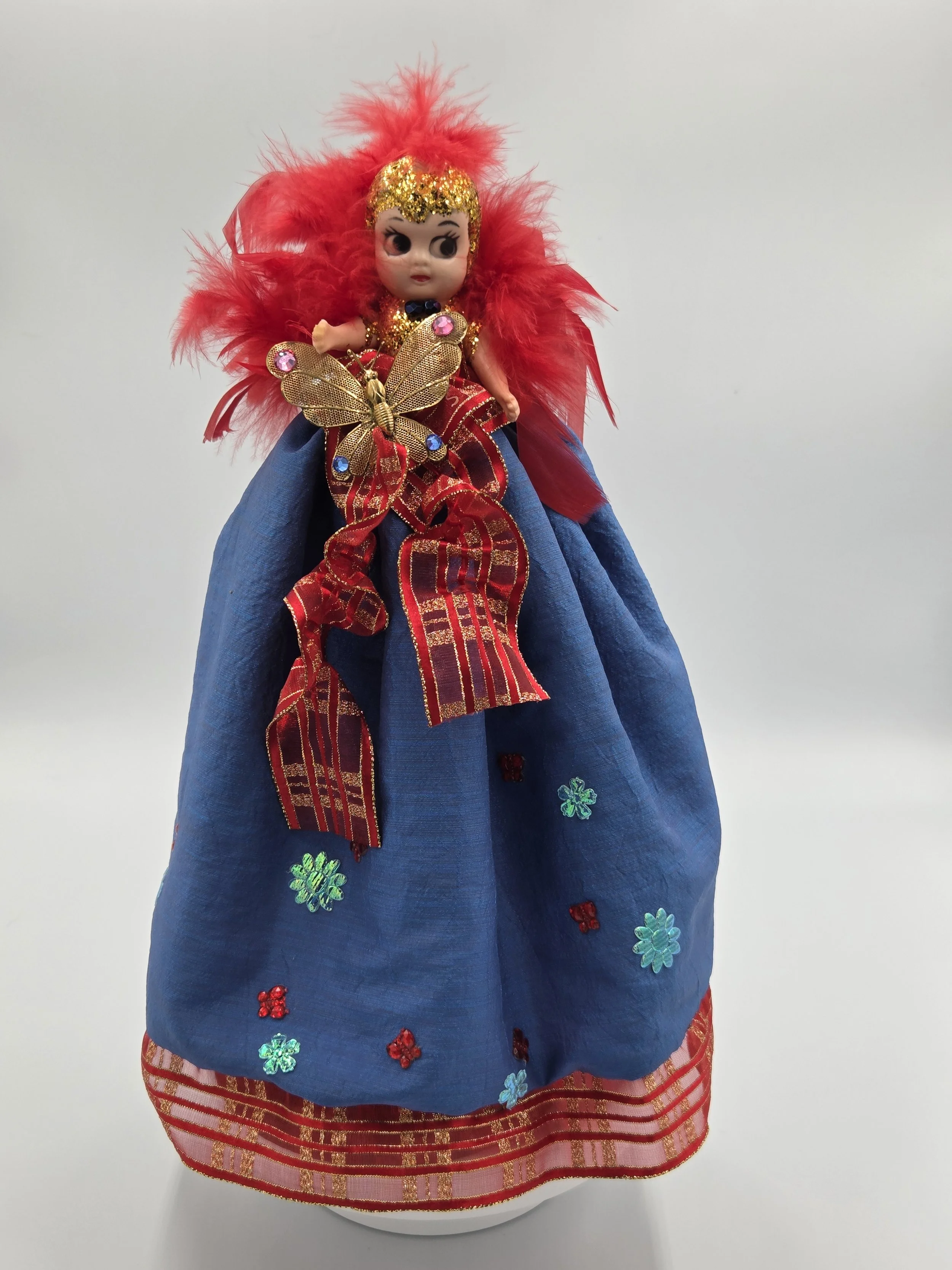 "Antheia, Guardian of the Gilded Bloom" Livity Original Art Doll OOAK Figure