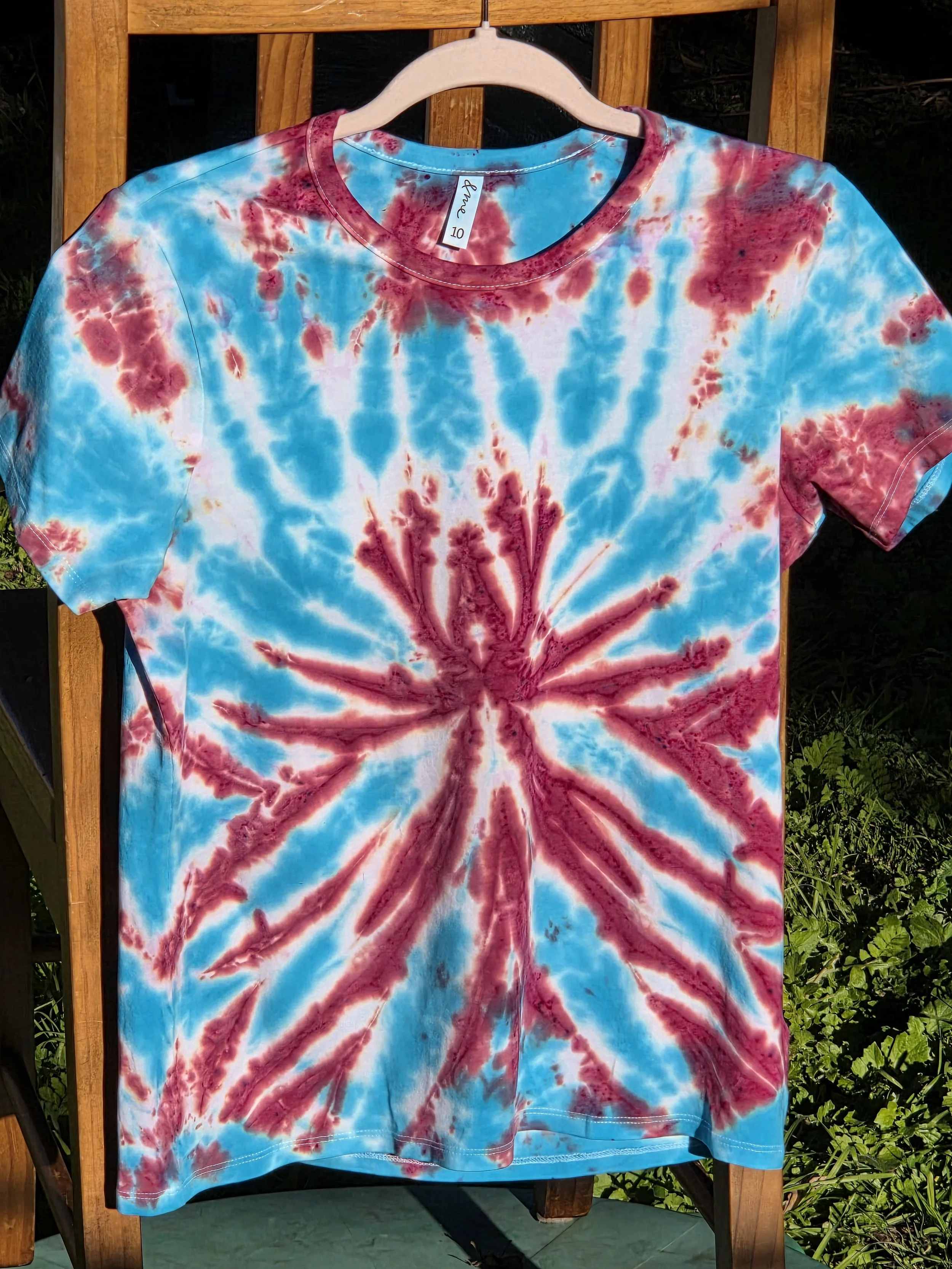 "Spiky Blossom" Livity Wearable Art (OOAK Adult T-shirt Size 10)
