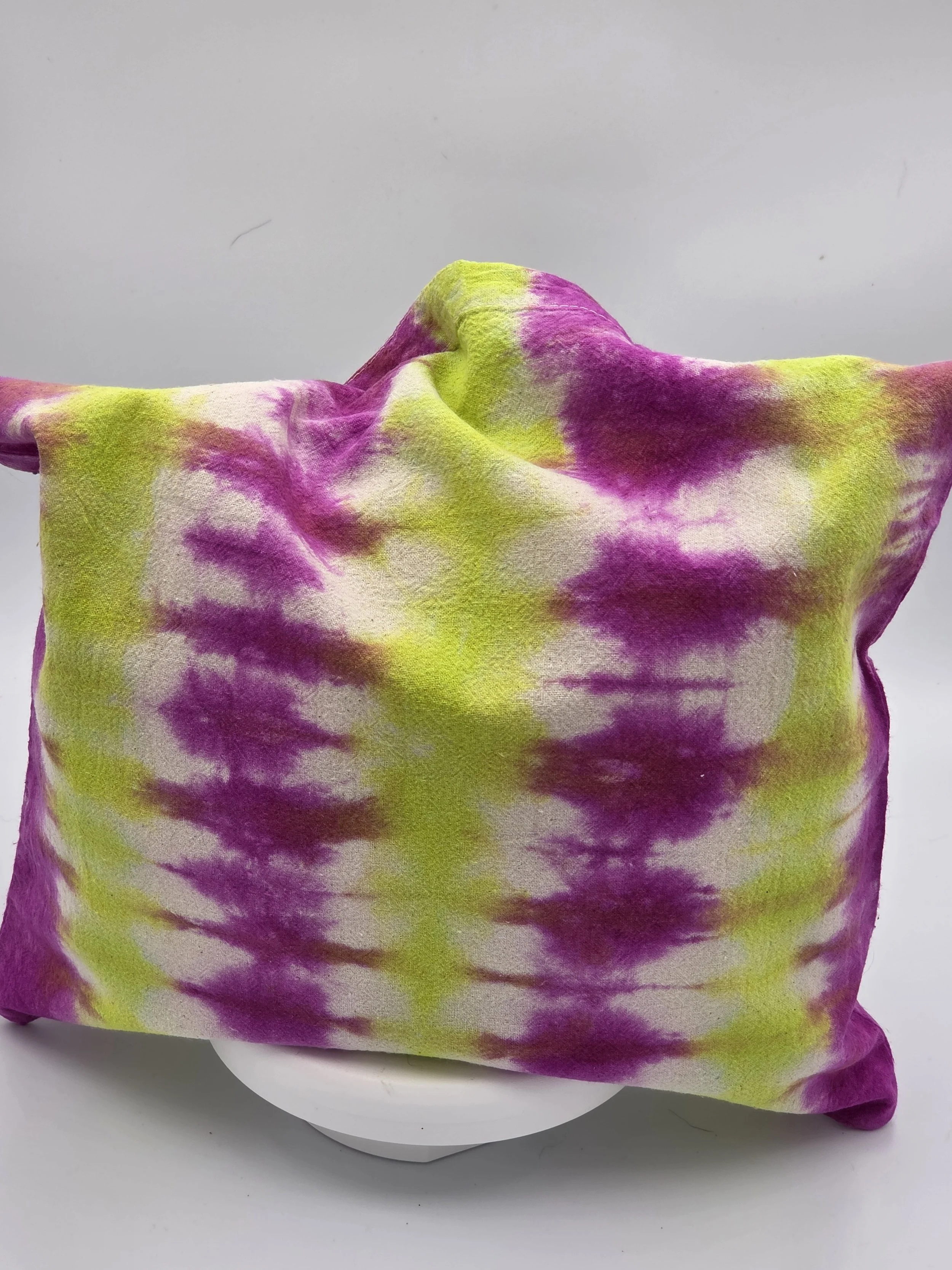 "Fuchsia Trellis" Livity Original Hand Dyed Tote (OOAK Textile Art)