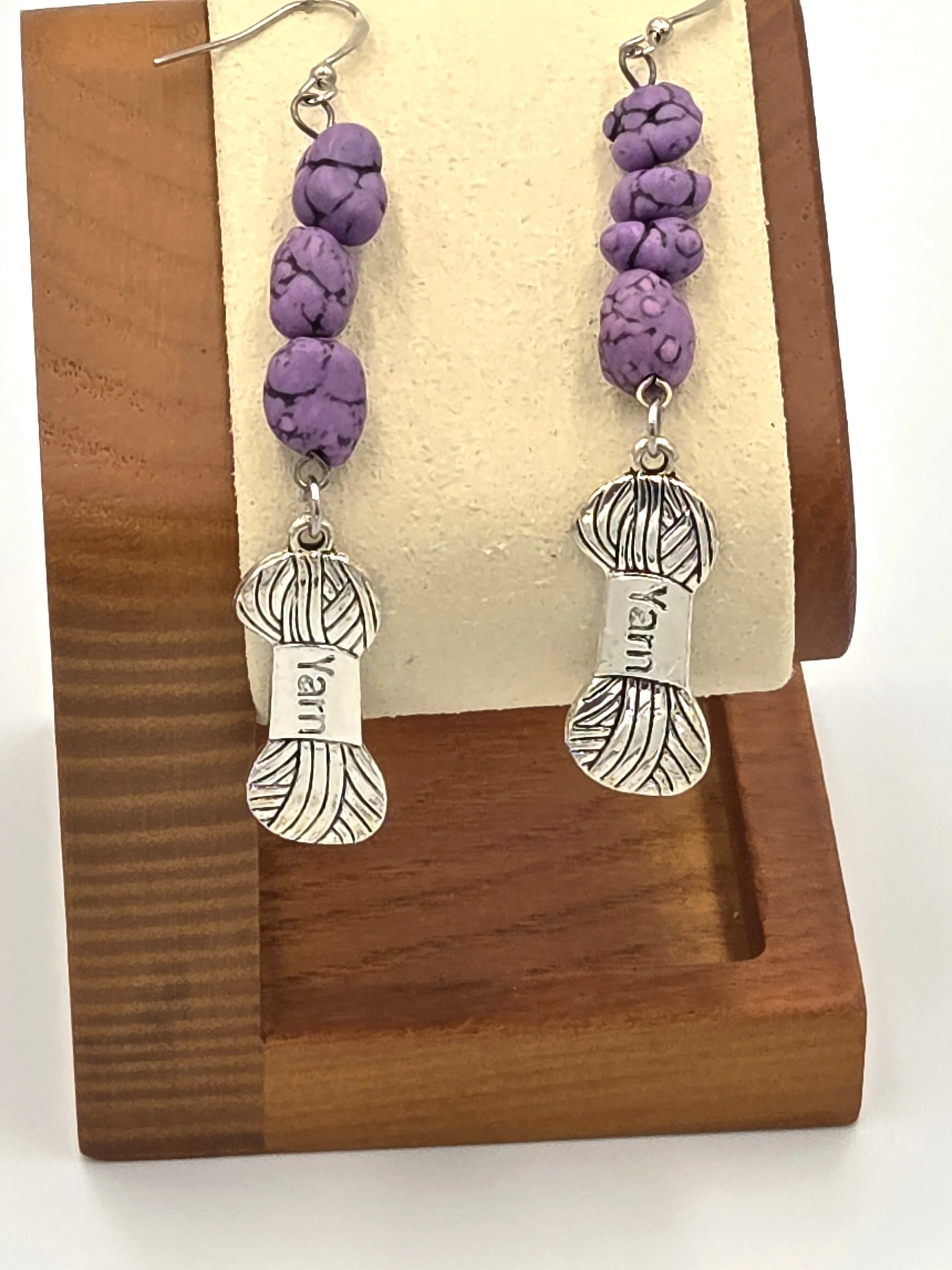 Livity Original Earrings, "Woven Calm" OOAK Artisan Piece