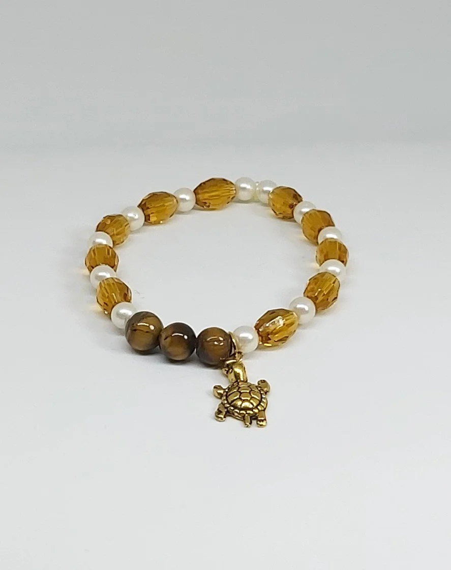 Livity Original Bracelet: Amber Voyage (OOAK Artisan Piece)