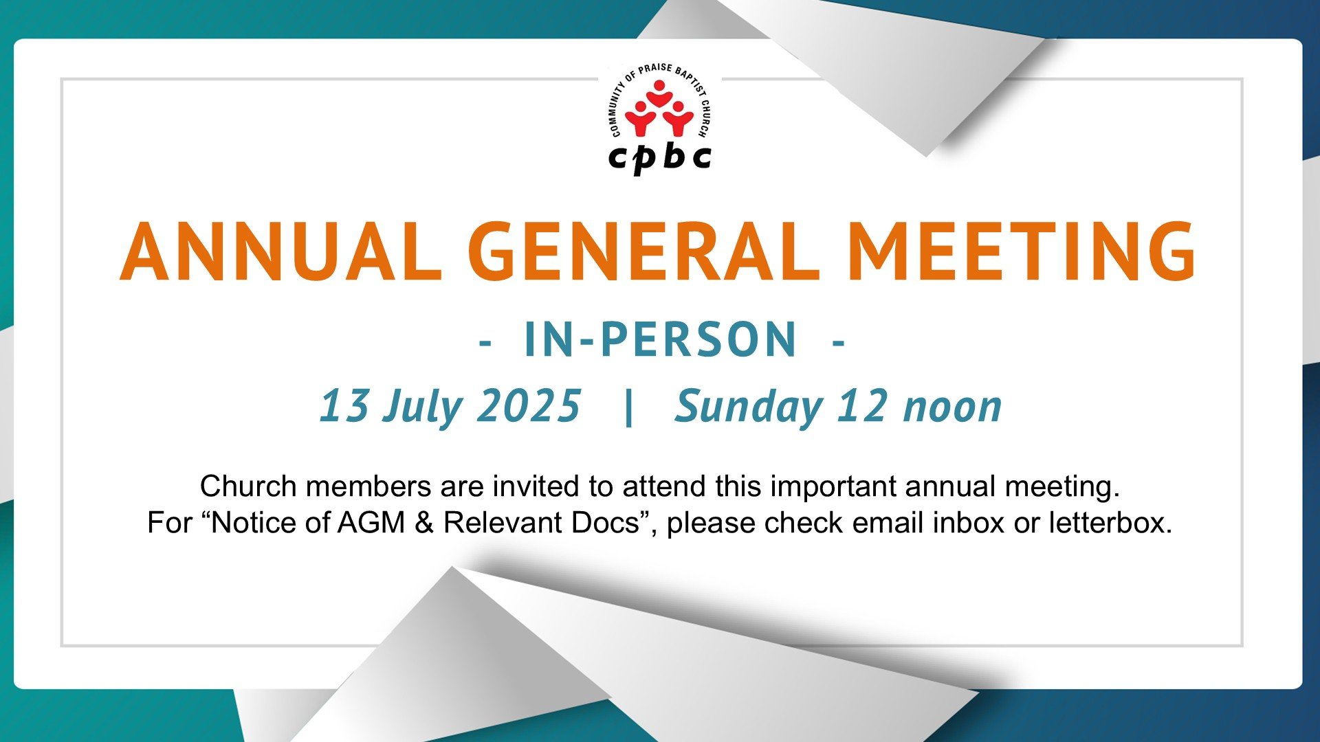 CPBC AGM 2025