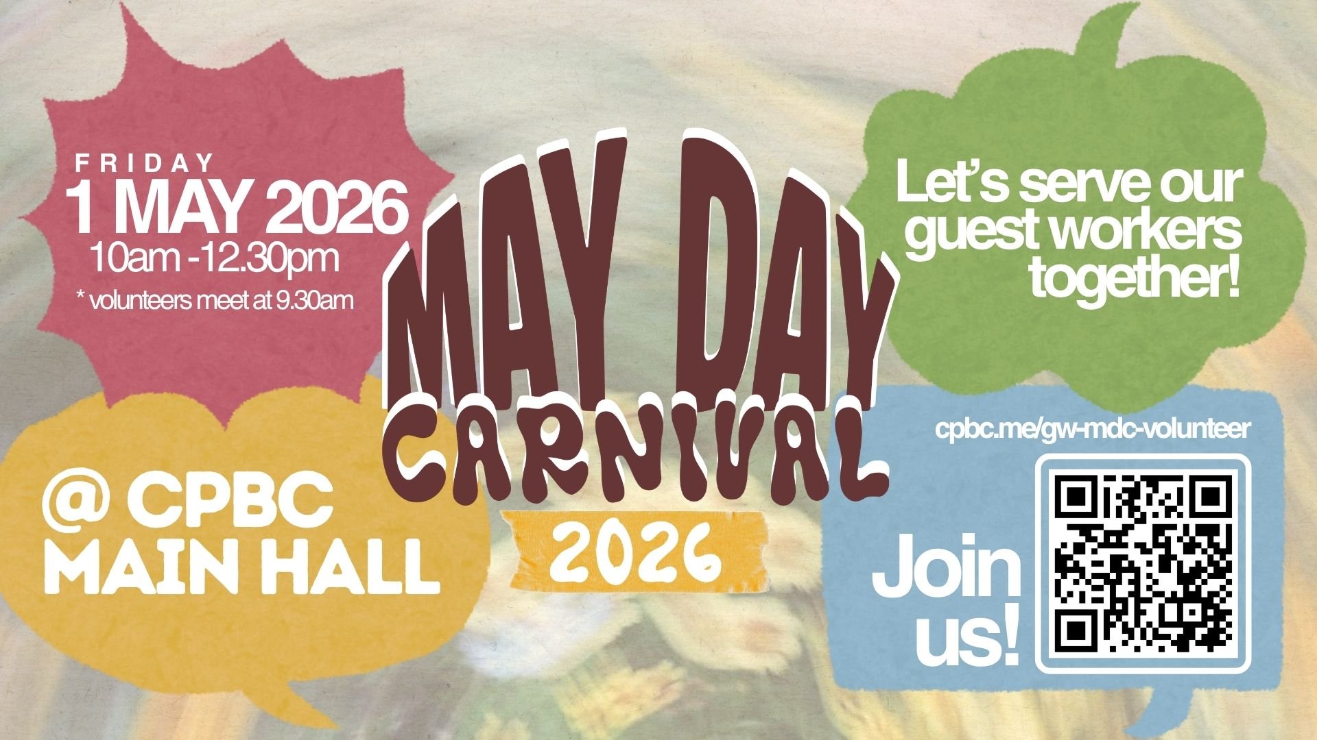 Guest Workers May Day Carnival (Call for Volunteers)