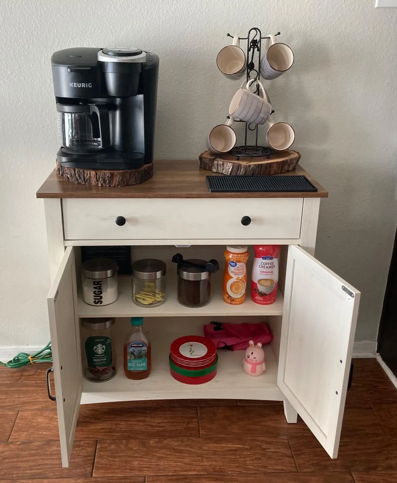 Airbnb coffee station