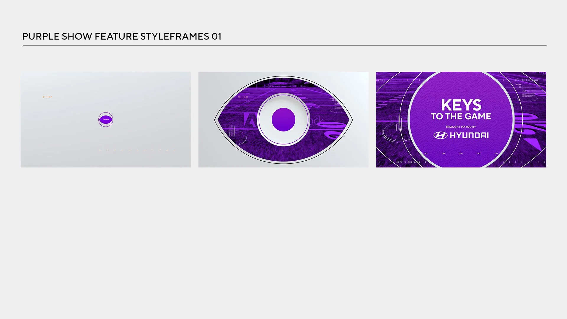 Styleframes: Purple Show Features