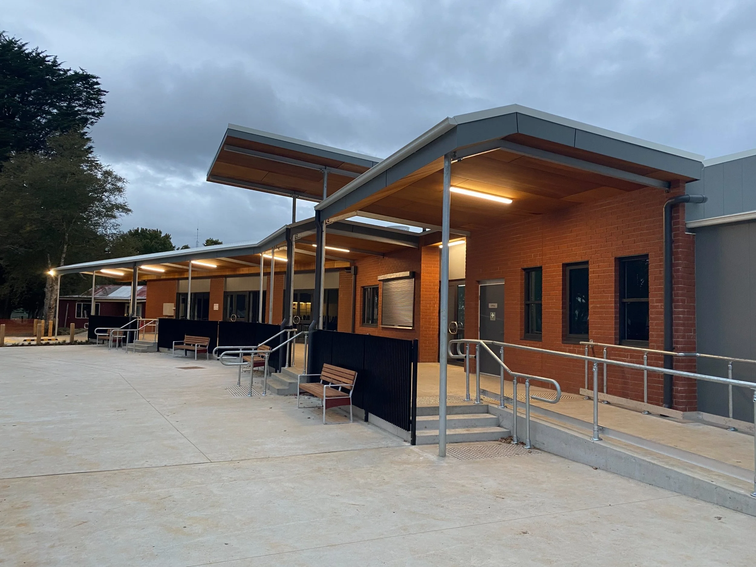Trentham Sportsground Reserve pavilion