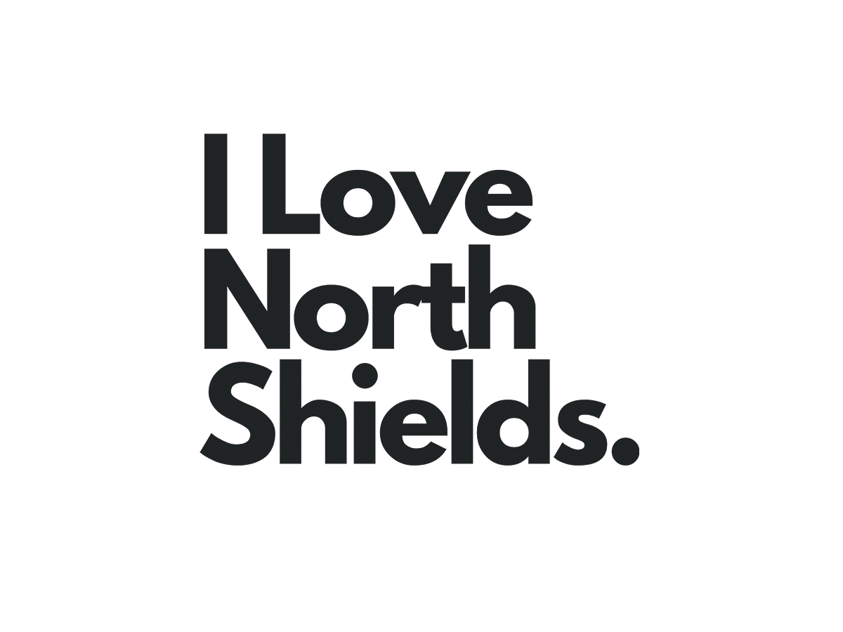 Text that reads 'I Love North Shields.'