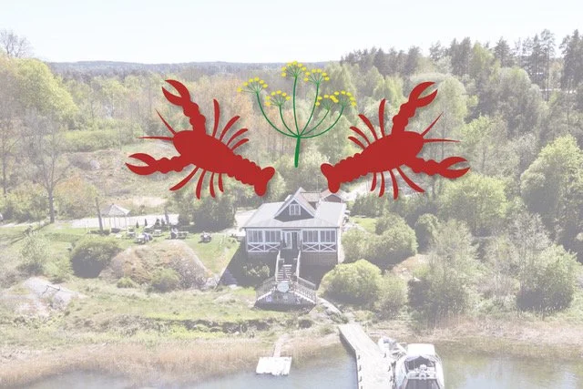 Kräftfest på Bryggan på Tenö