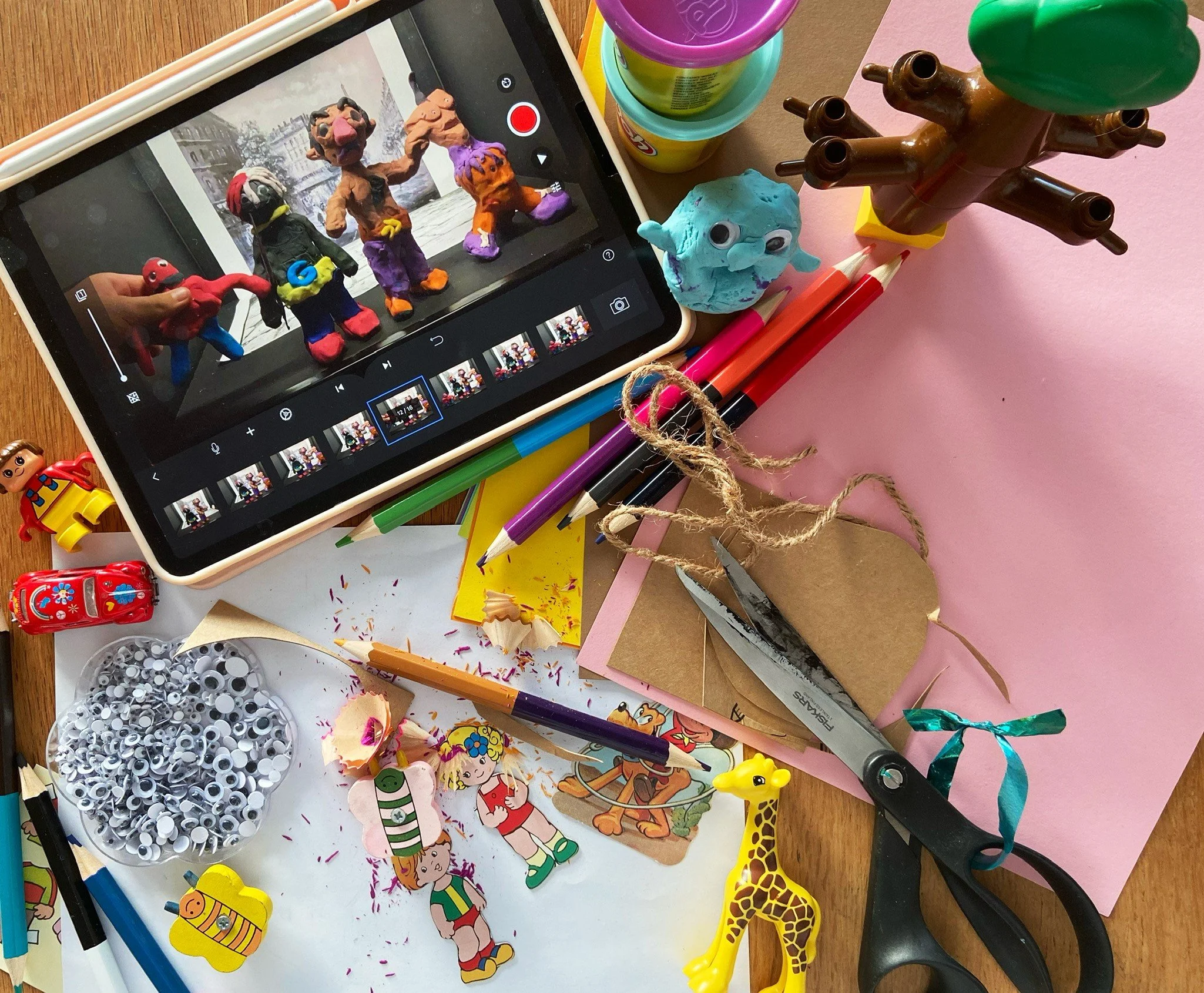 Filmworkshop i animering med Pedagogiska Designbyrån
