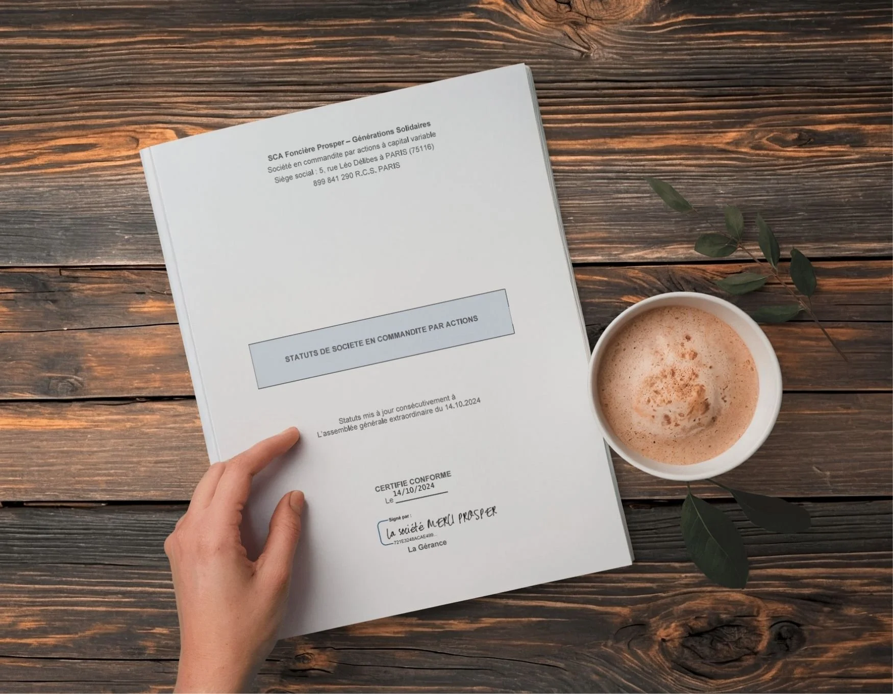 Statuts de la foncière