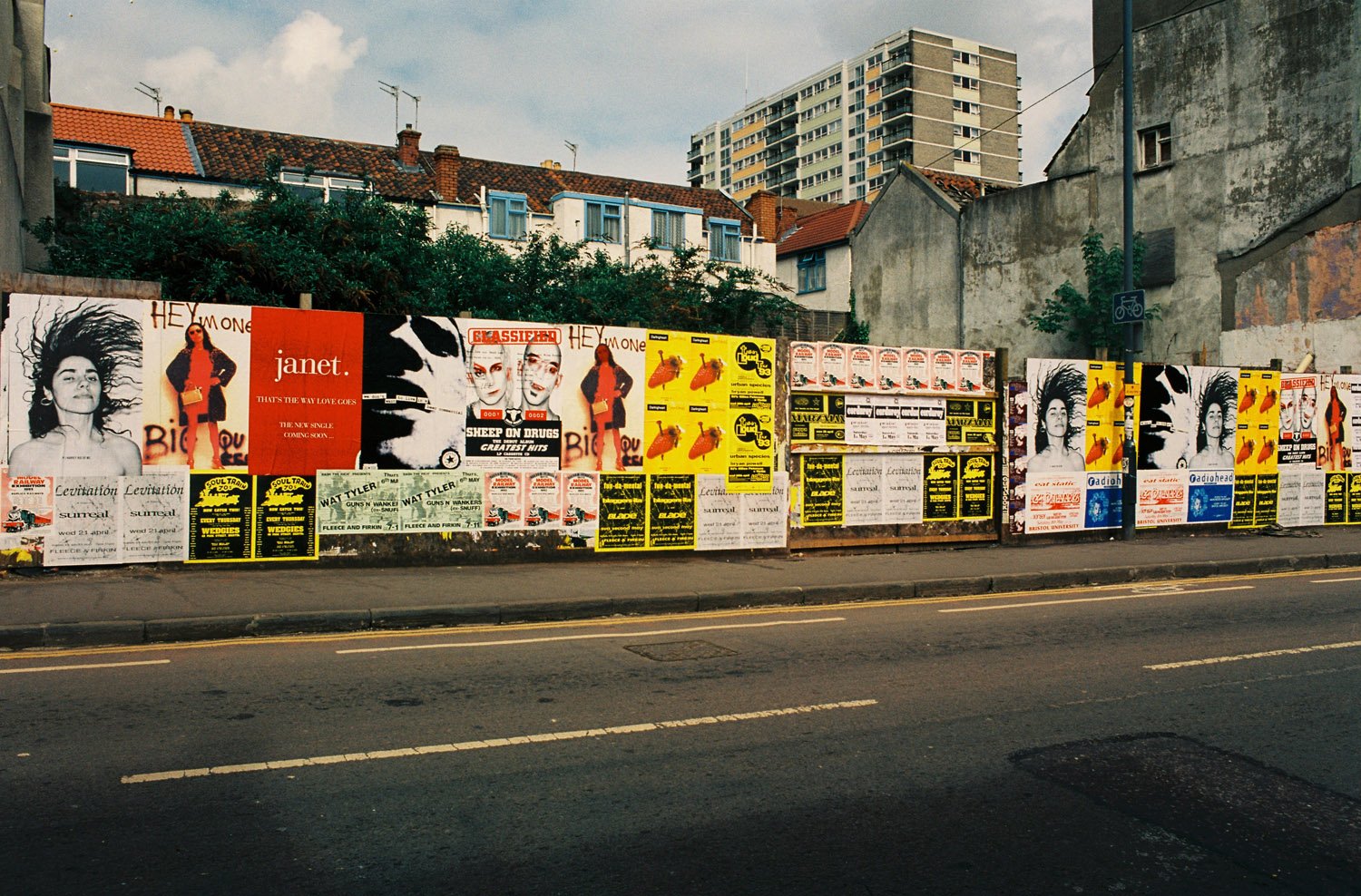 Queenie & Rid posters Jamaica Street Bristol 1993