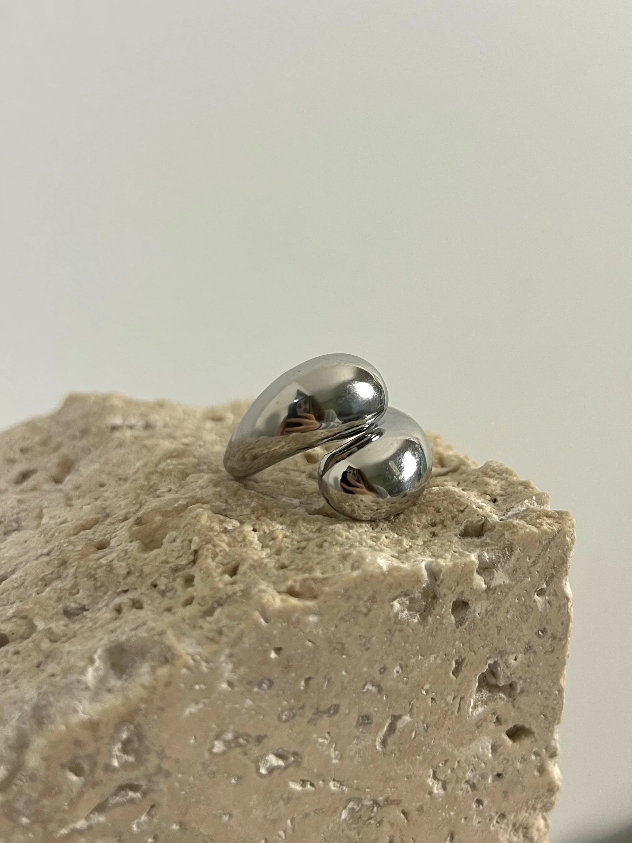 Bague Maelys argentée