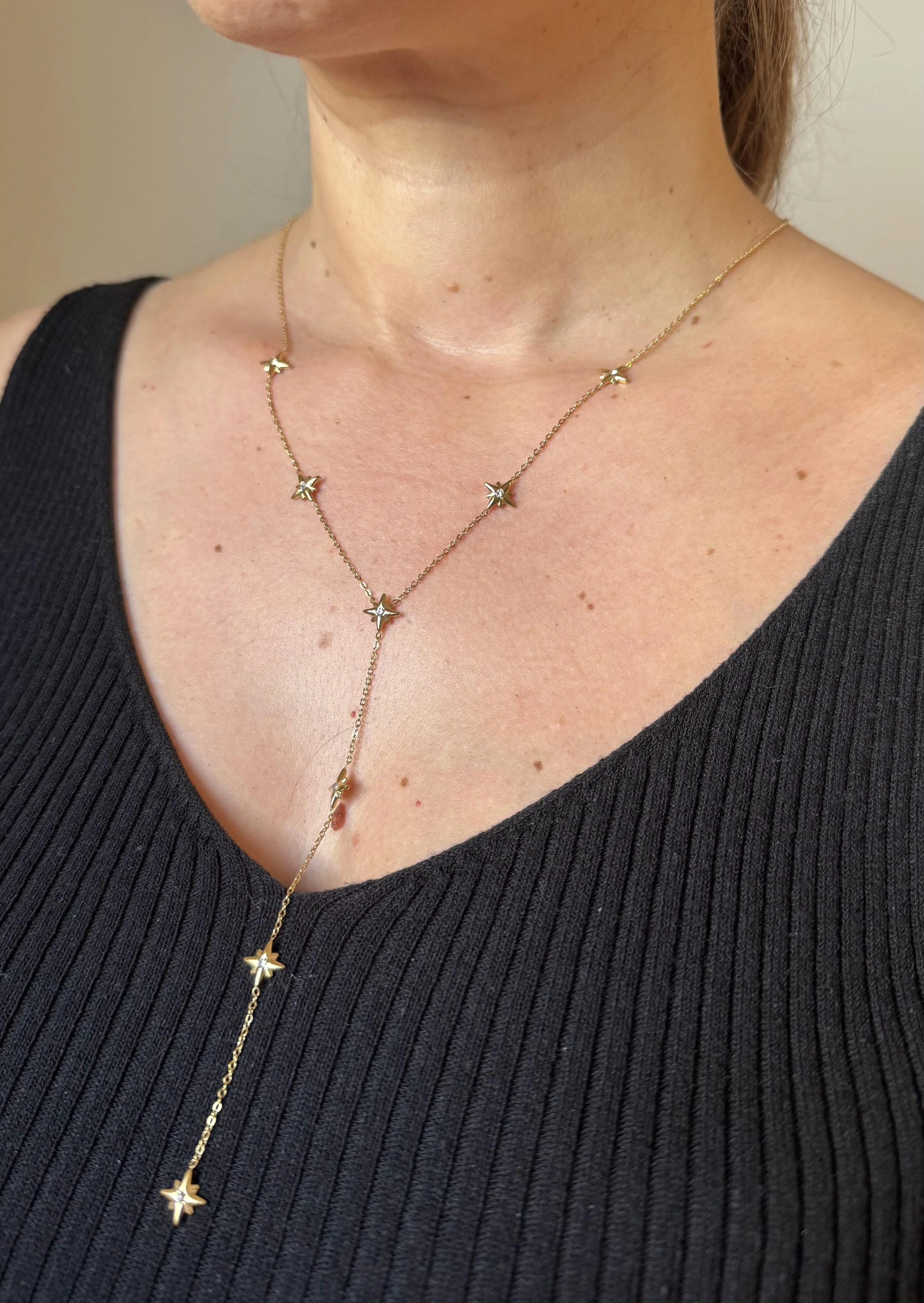 Collier Céleste doré