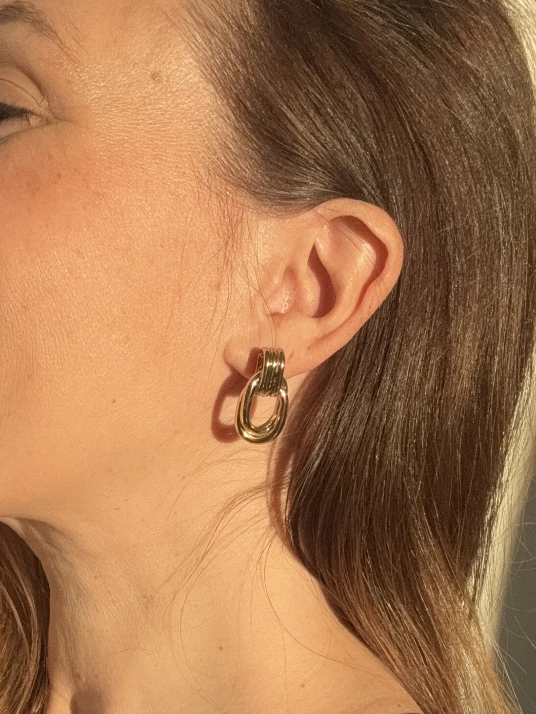 Boucles Hailey dorées