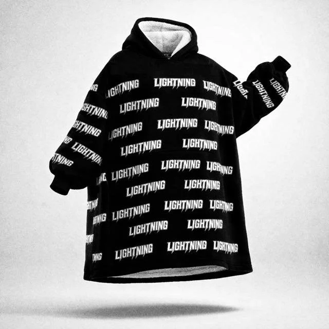 Brisbane Lightning hooded blanket - PRE ORDER ONLY