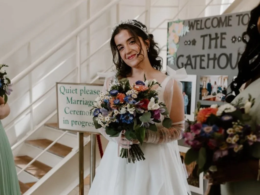 Glass skin bridal makeup at Missenden Abbey