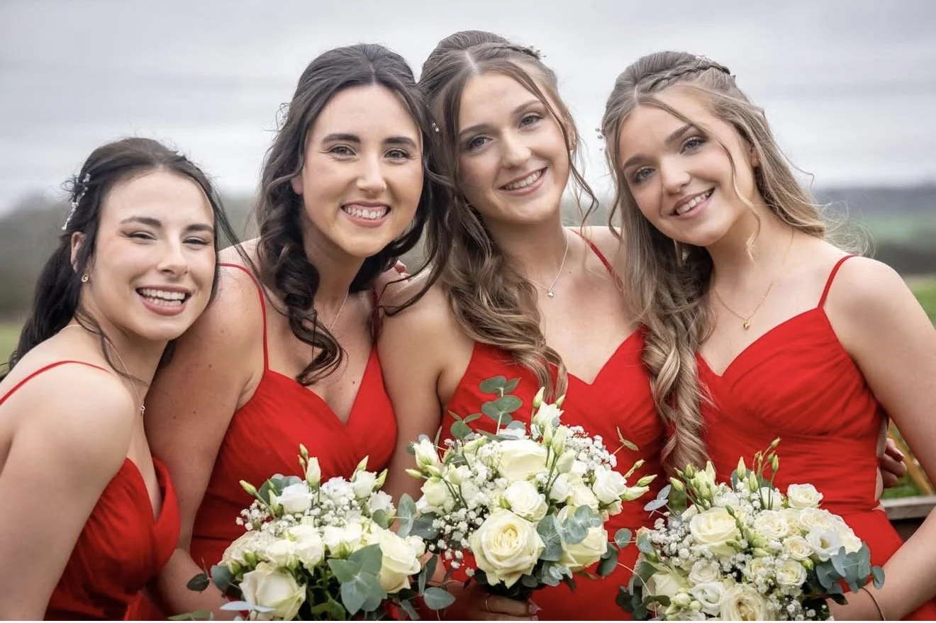 Natural glowing bridal makeup at Milling Barn, Hertfordshire