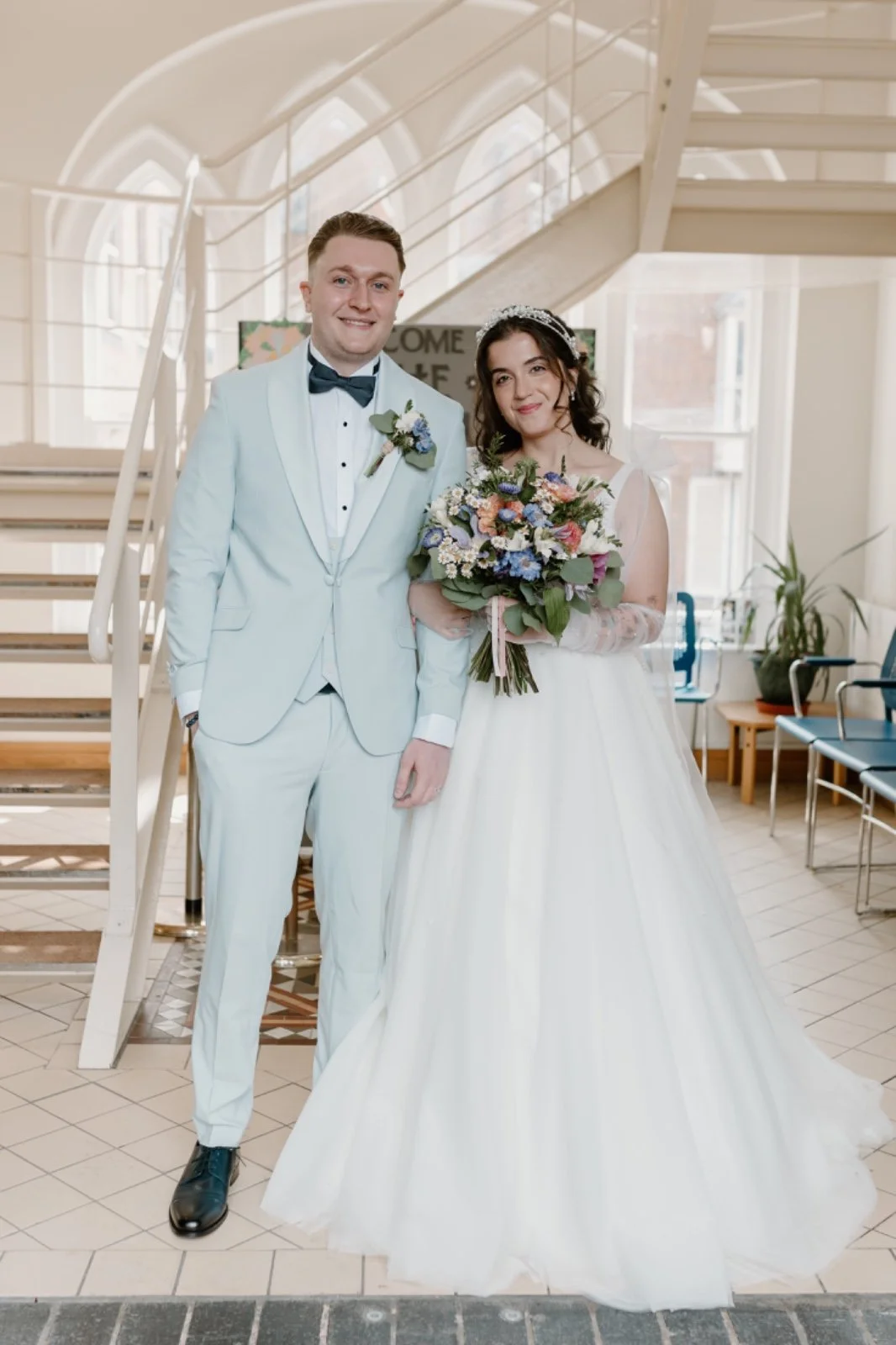 Glowing glass skin bridal makeup at Missenden Abbey