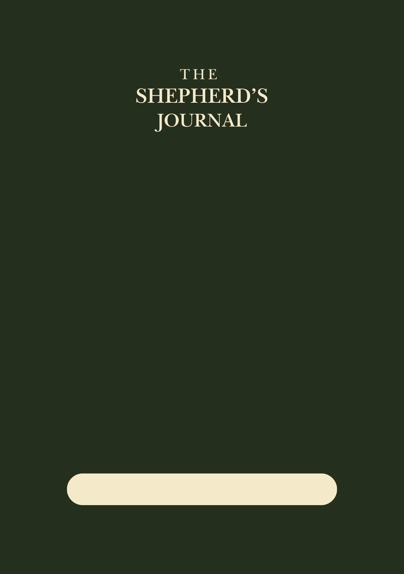The Shepherd's Journal (Paperback)