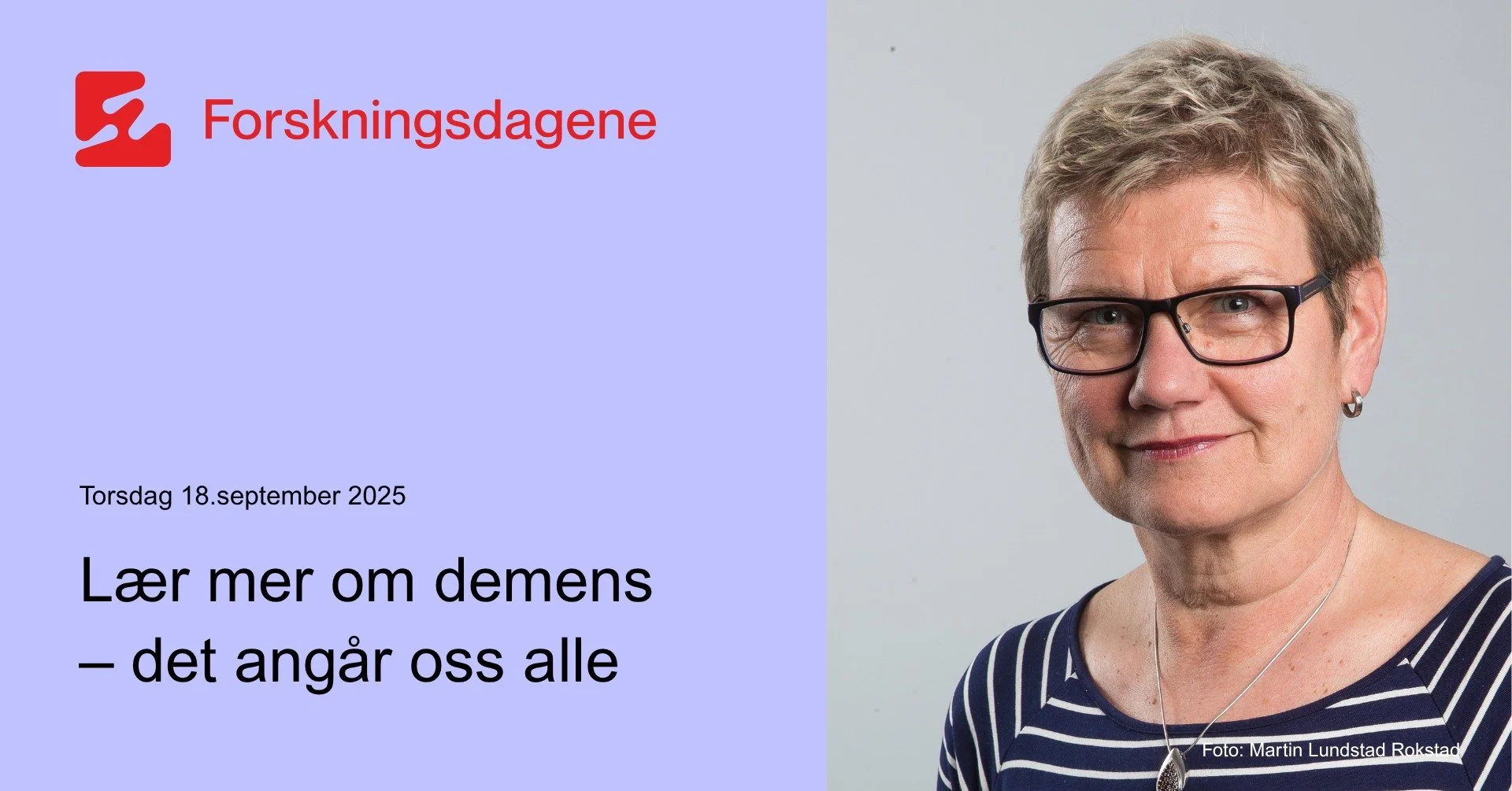Forskningsdagene: Lær mer om demens - det angår oss alle