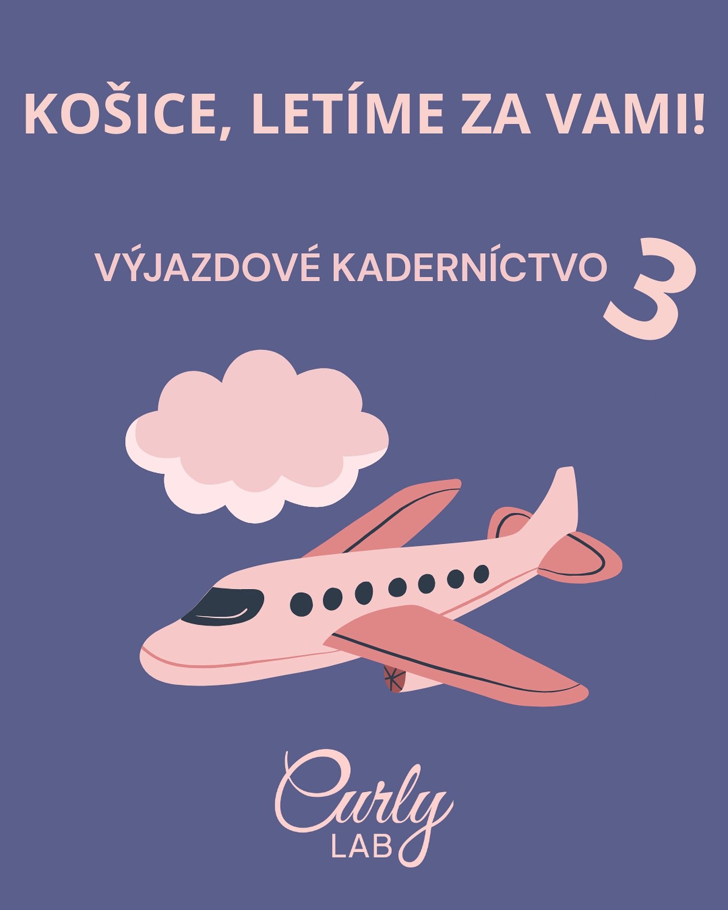 Let&iacute;me za Vami po trer&iacute; kr&aacute;t! ✈︎💨✨

Va&scaron;a energia a nad&scaron;enie n&aacute;s neprest&aacute;vaj&uacute; baviť, a preto Curly Lab op&auml;ť vyr&aacute;ža smer KO&Scaron;ICE! 💙 Po &uacute;spe&scaron;nej &bdquo;dvojke&ldqu