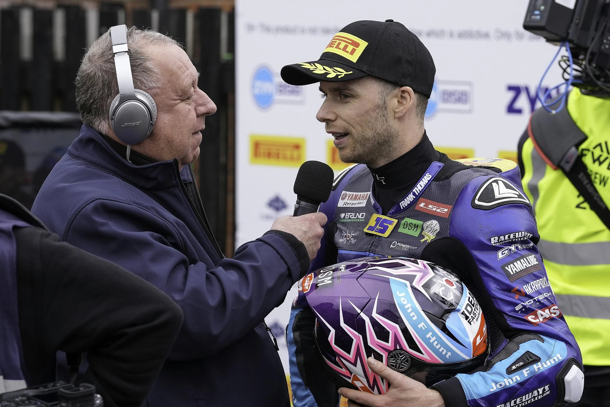 Larry Carter interview with Ben Currie in Parc Ferme Oulton Park