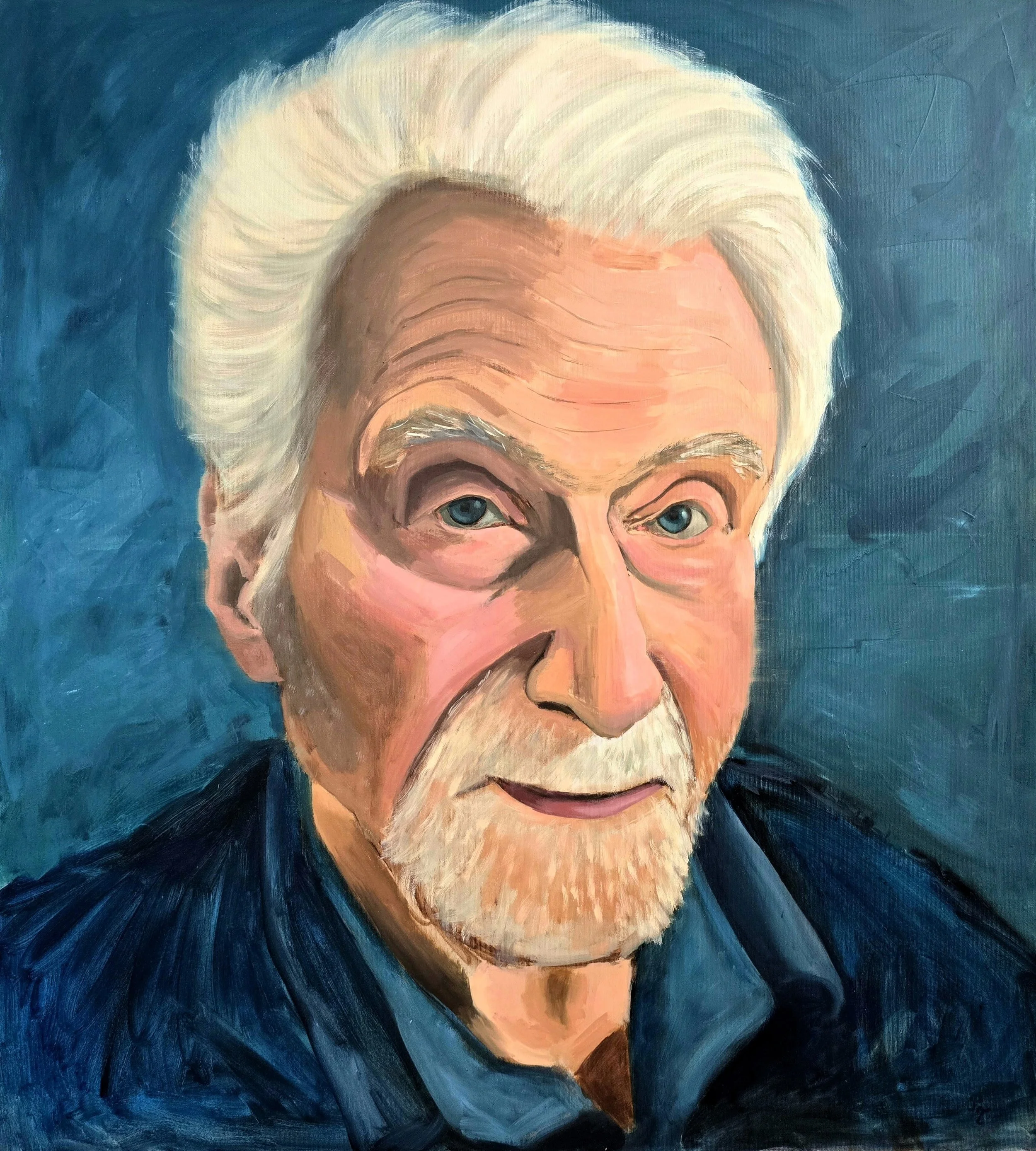 Dr. Toman Brod, olej na plátně, 100 x 90 cm