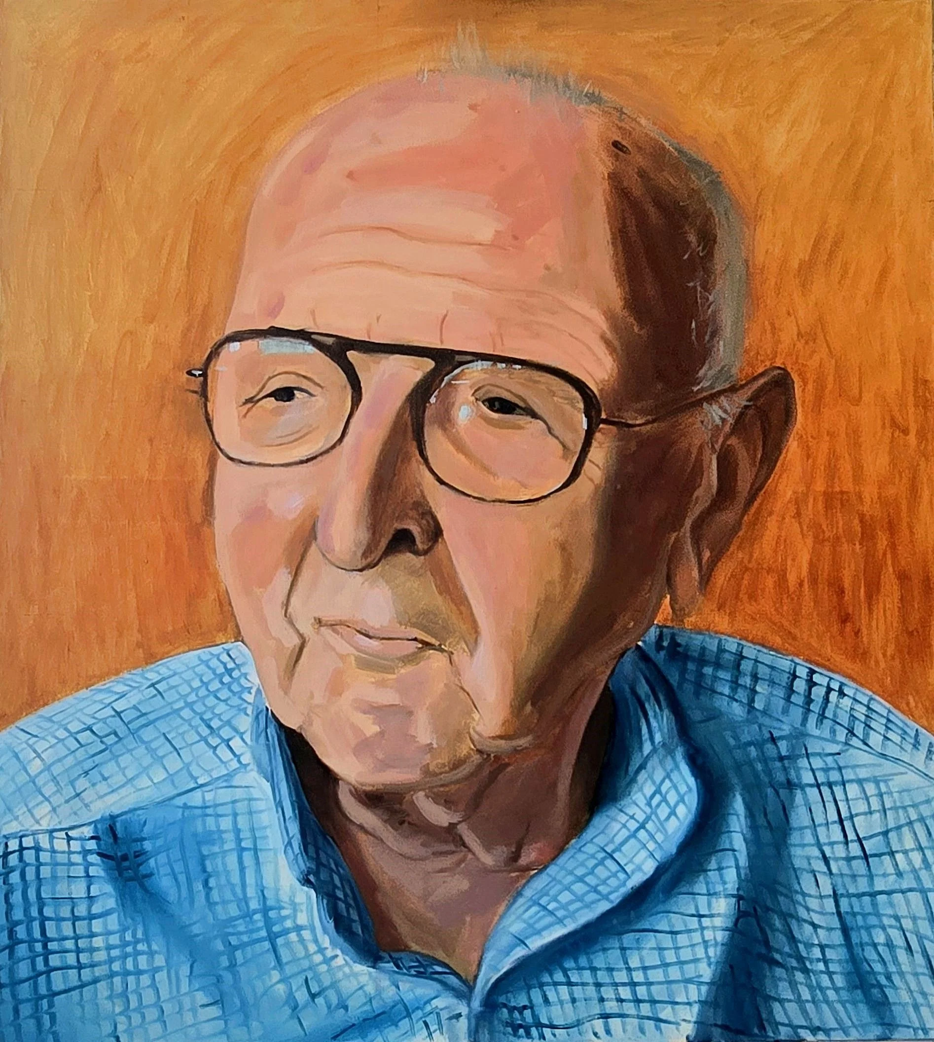 Ing. Pavel Jelínek, olej na plátně, 100 x 90 cm