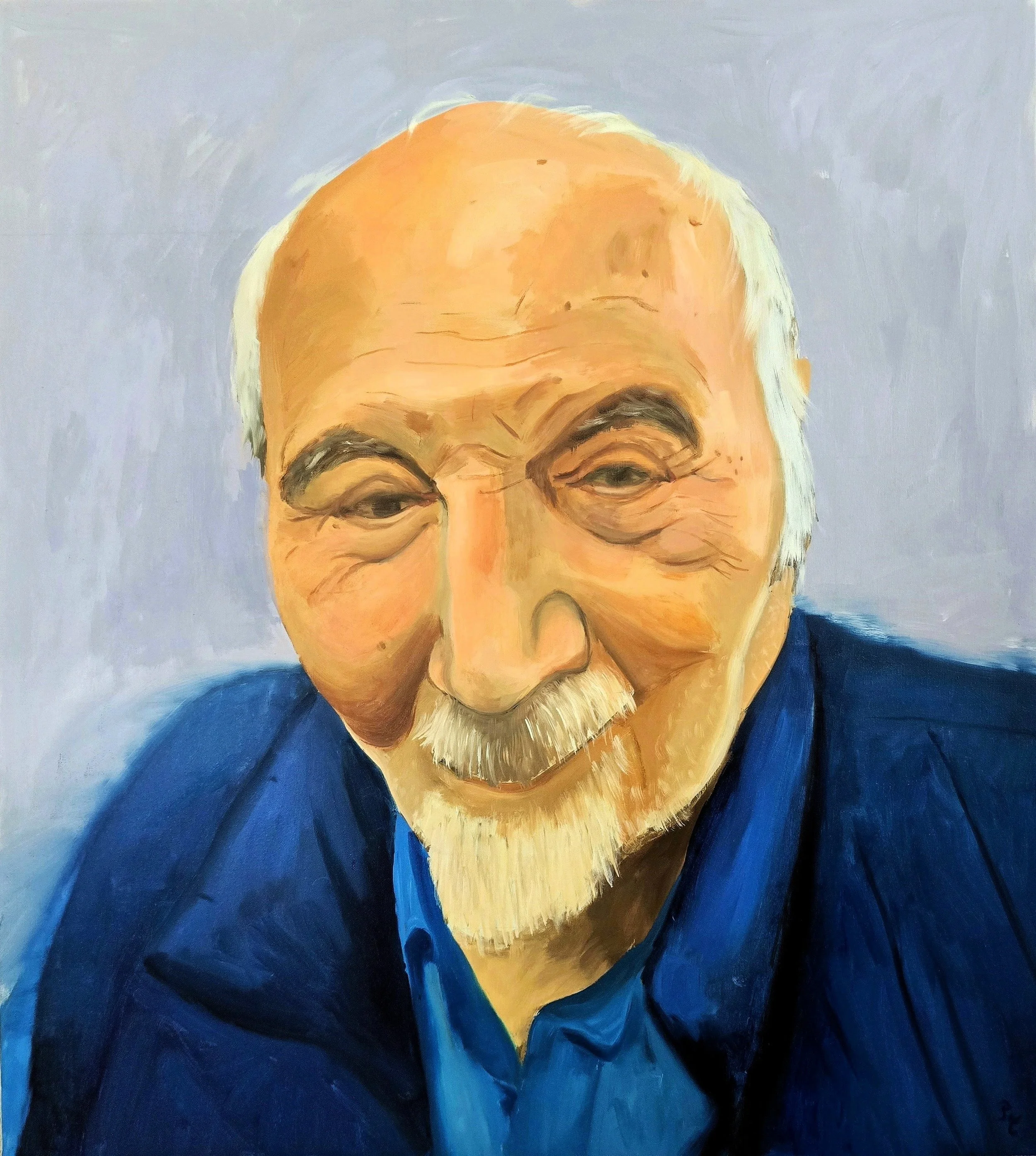 Ing. Petr Lewi, olej na plátně, 100 x 90 cm