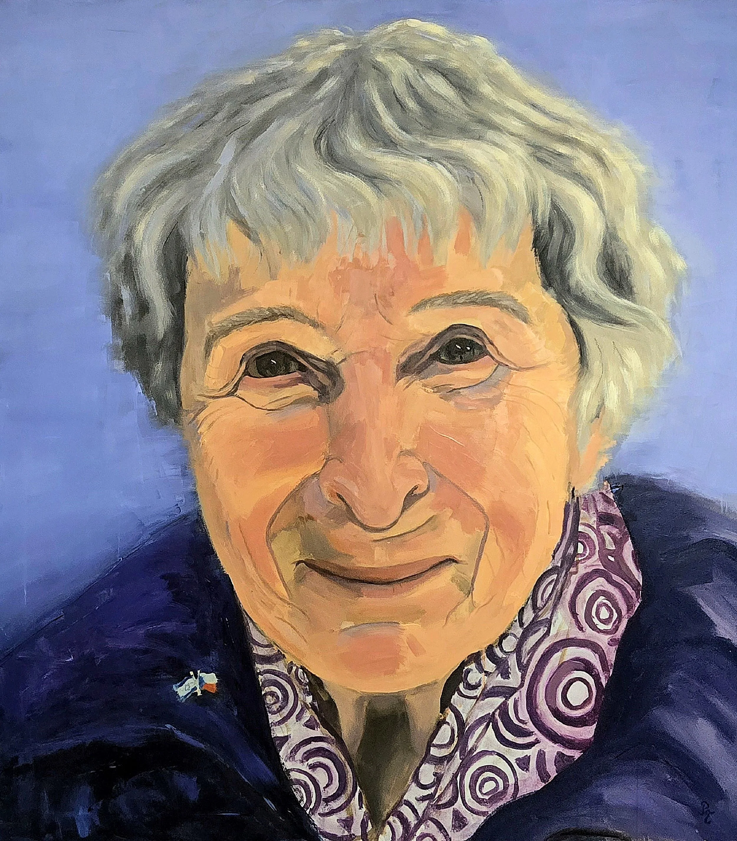 RNDr. Michaela Vidláková, olej na plátně, 100 x 90 cm