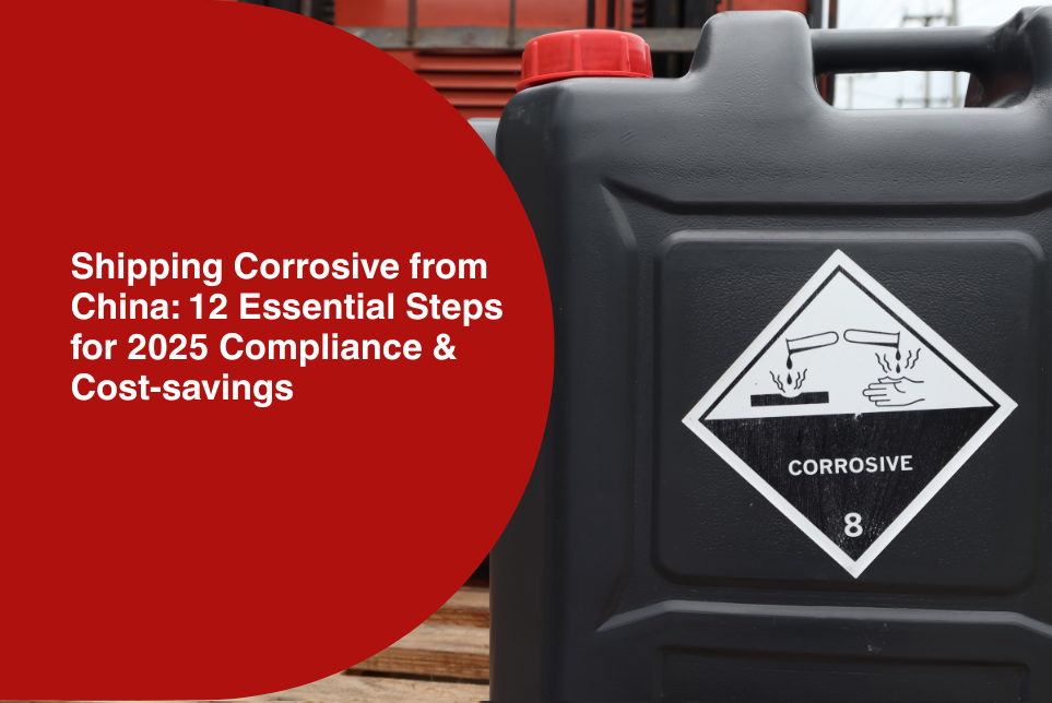 Shipping Corrosives from China: 12 Essential Steps for 2025 Compliance & Cost-savings 