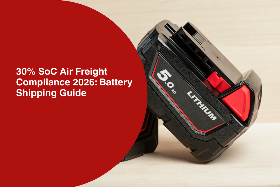 30% SoC Air Freight Compliance 2026: Battery Shipping Guide