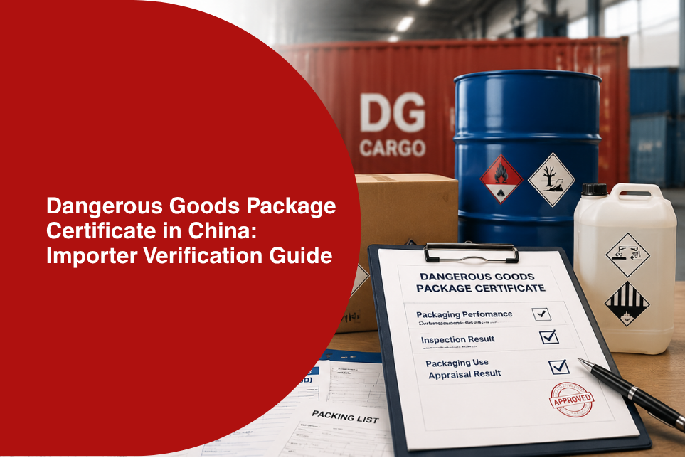 Dangerous Goods Package Certificate from China: Importer Verification Guide