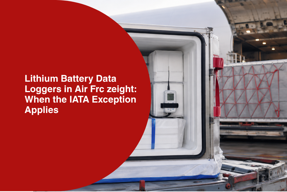 Lithium Battery Data Loggers in Air Freight: When the IATA Exception Applies