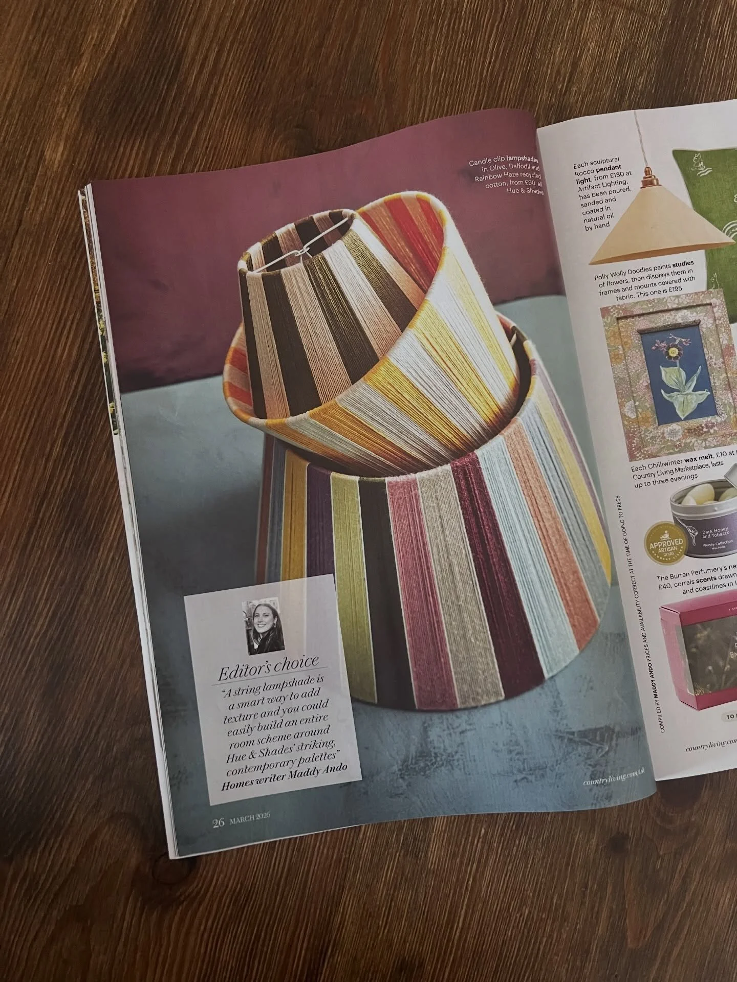 There&rsquo;s something about being in print that feels extra special. Like our lampshades, it&rsquo;s about having something tactile in your hands you can see and feel and take your time to enjoy. It&rsquo;s not a fleeting moment to scroll past and 